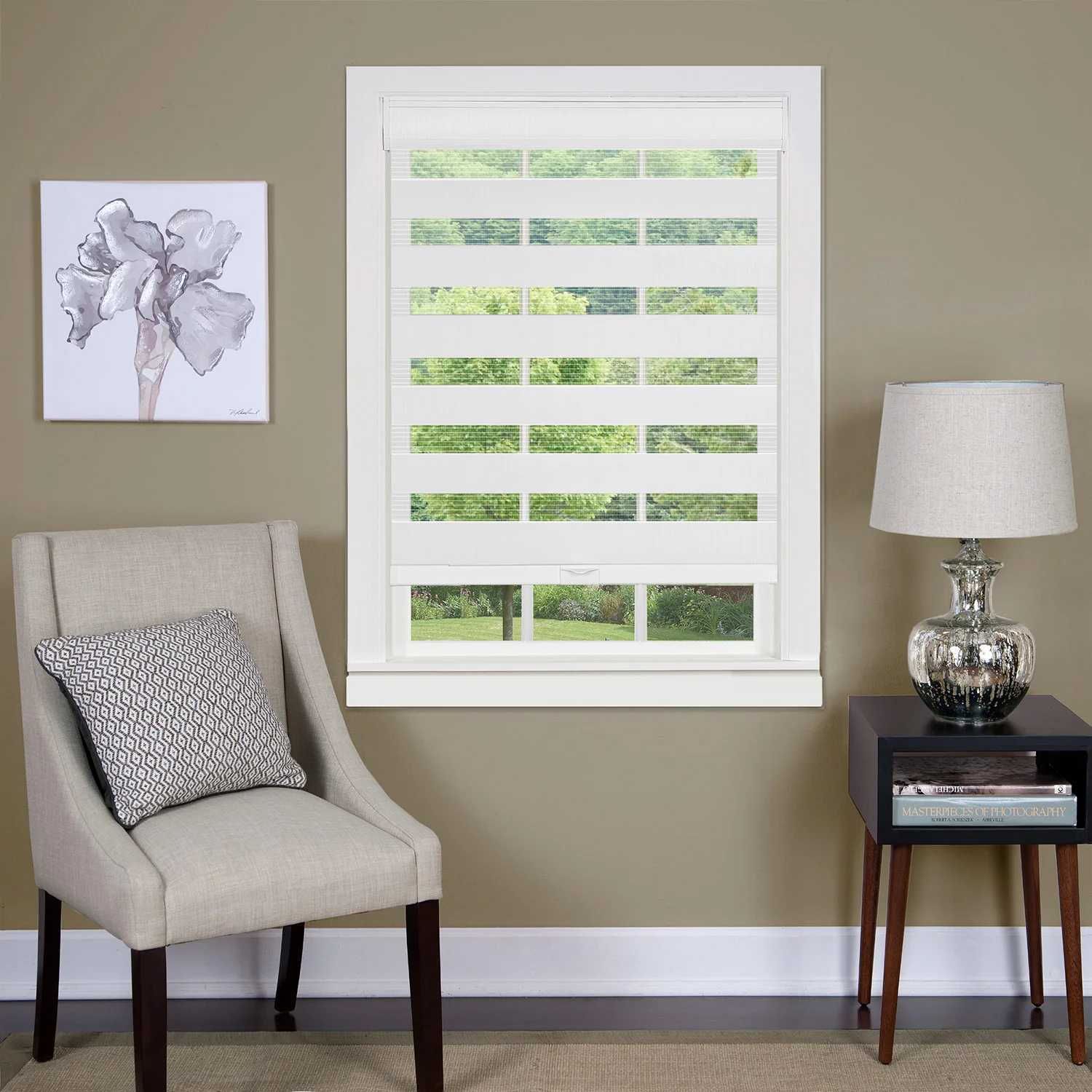 Cordless Celestial Sheer Double Layered Window Shade - Image 30
