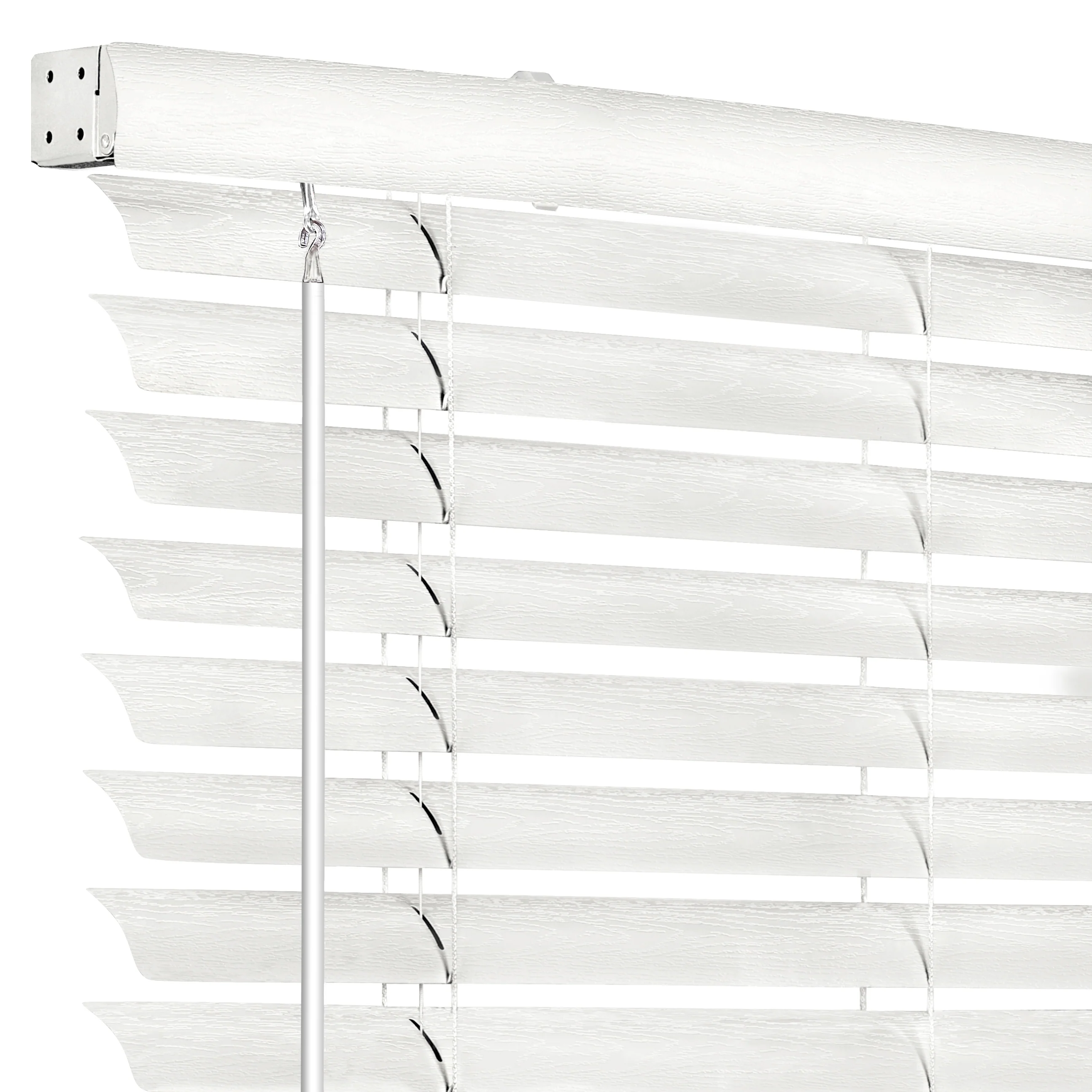 Cordless GII Luna 2 Vinyl Venetian Blind 29x64 - White - Image 3
