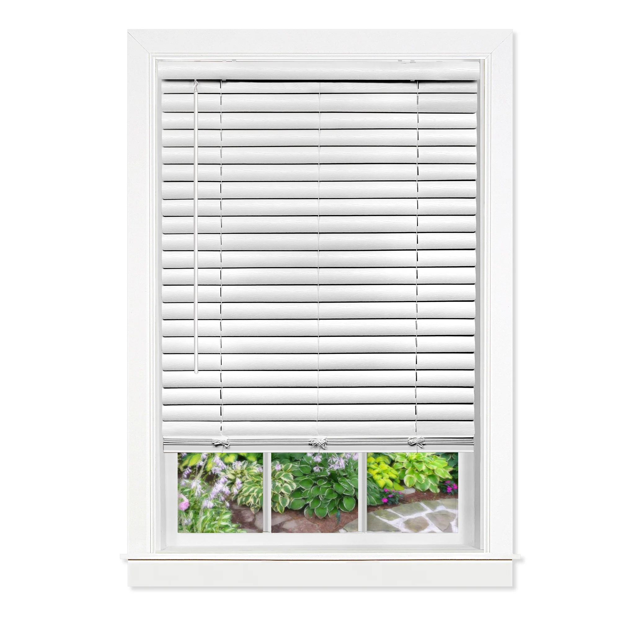 Cordless GII Luna 2 Vinyl Venetian Blind 31x64 - White - Image 2