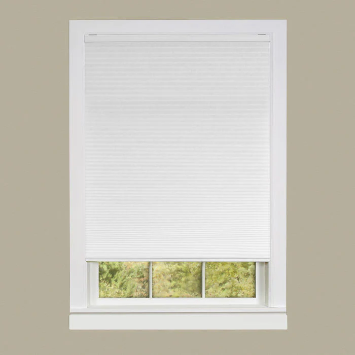 Cordless Honeycomb Cellular Pleated Shade 29x64 - White