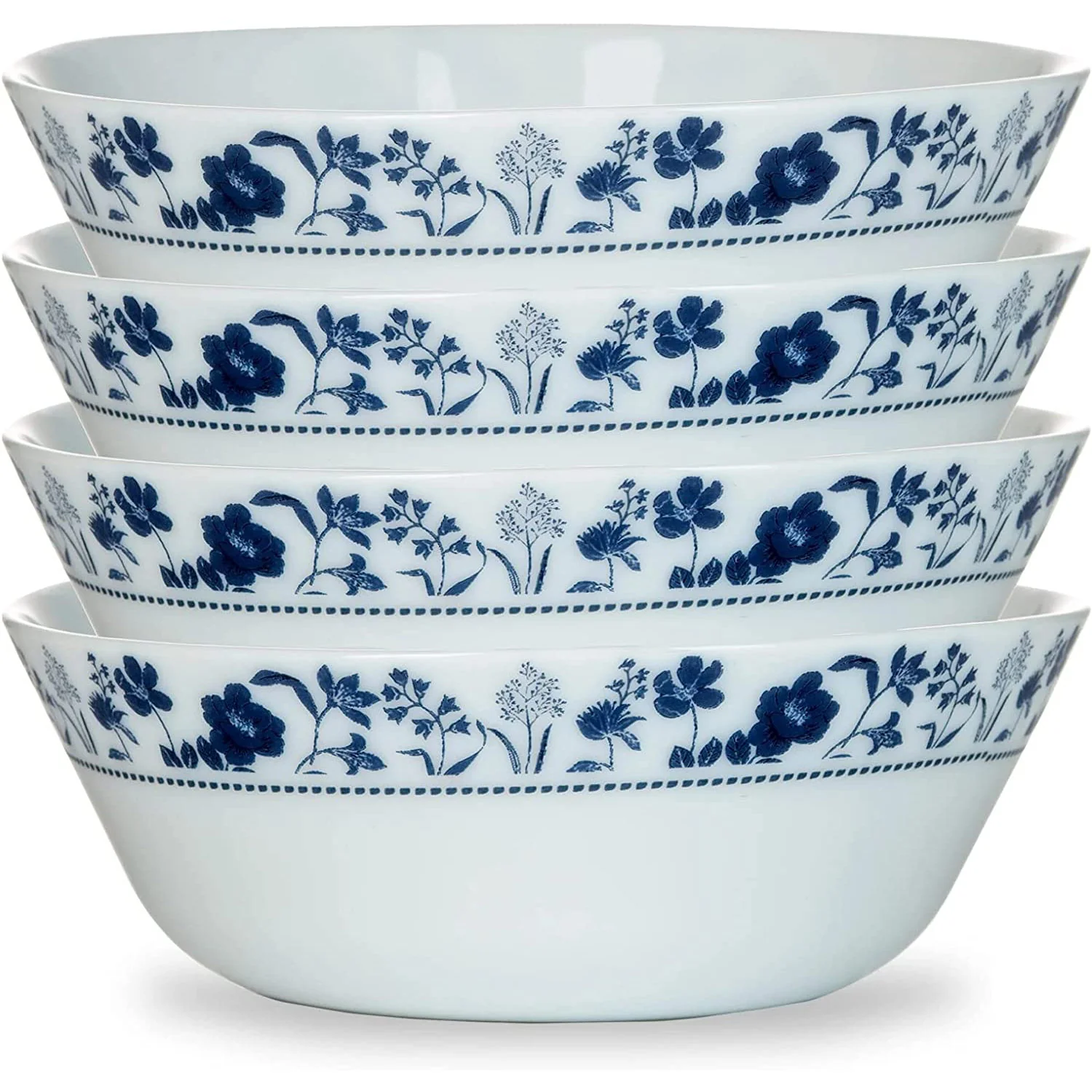 Corelle Everyday Expressions Soup-Cereal Bowls Set, Service for 4, Rutherford