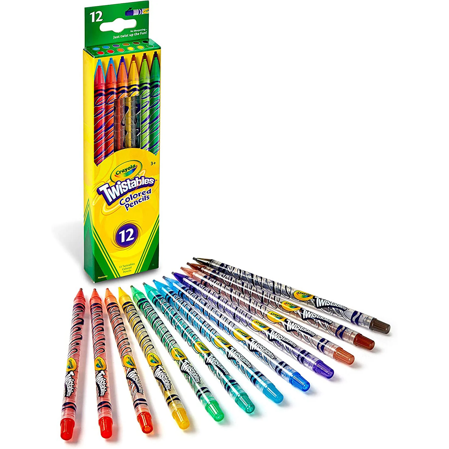 Crayola Twistables Colored Pencils, 12 Count