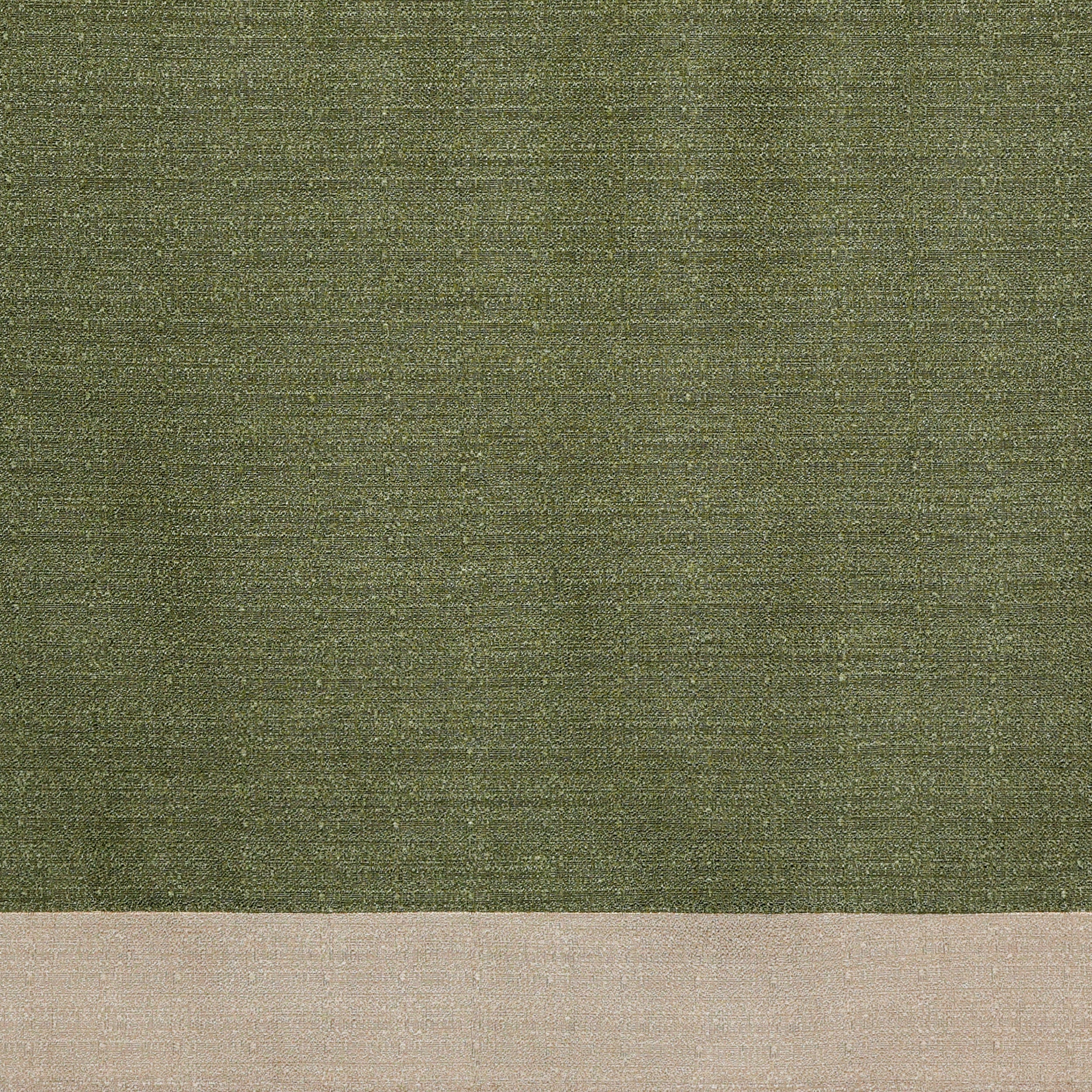 Darcy Rod Pocket Window Curtain Panel - 52x63 - Green/Camel - Image 4