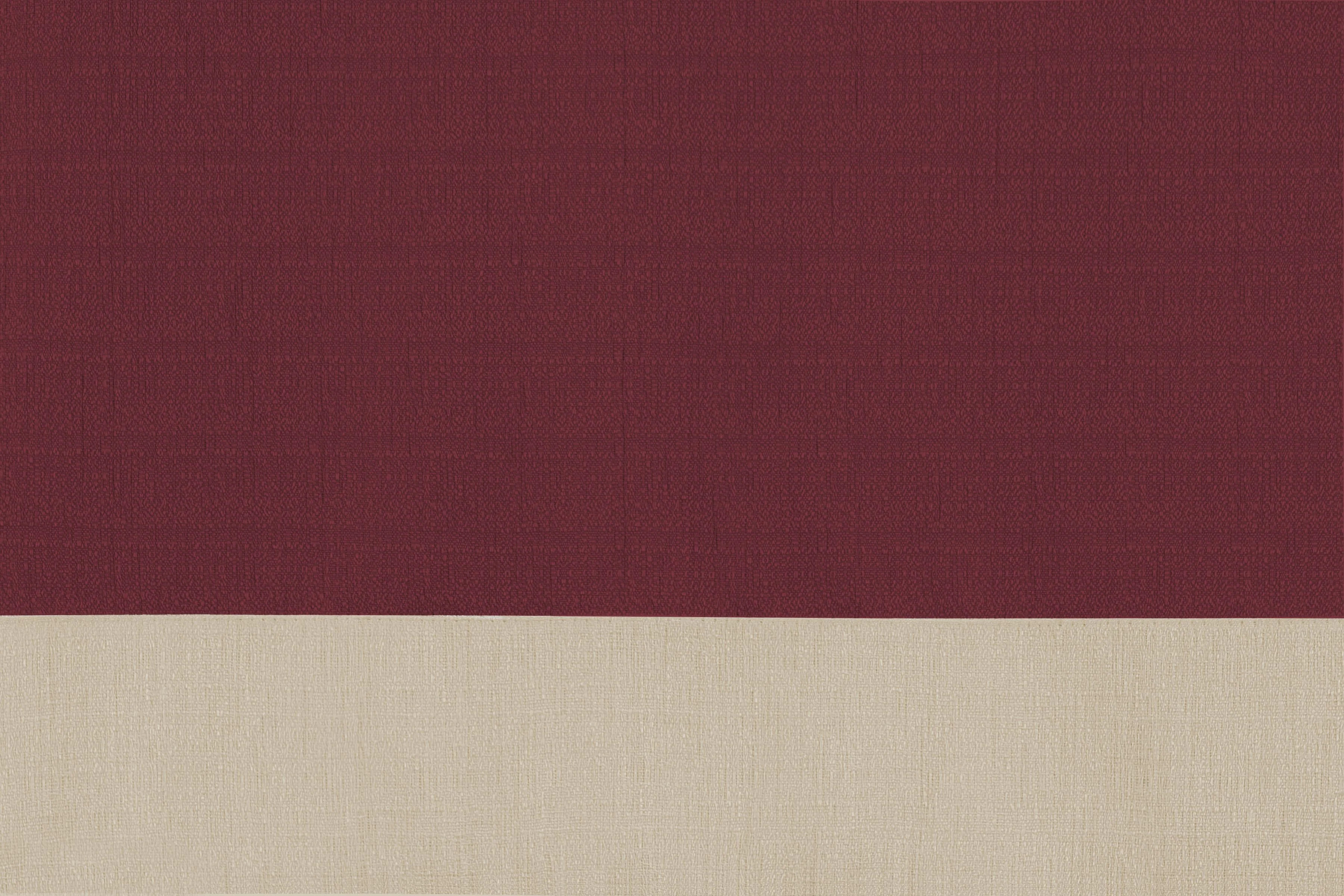 Darcy Rod Pocket Window Curtain Panel - 52x63 - Marsala/Tan - Image 4