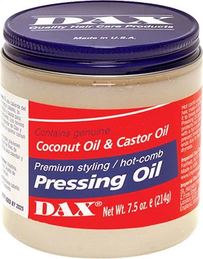Dax Pressing Oil With Coconut Oil And Castor Oil Jar - 14 Ounces
