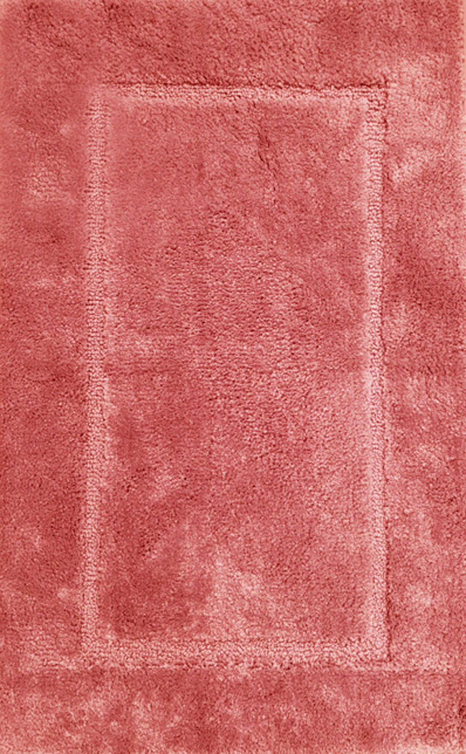 Derby 2-Piece Microfiber Bath Mat Set, Coral, 17x24 and 20x30 Inches - Image 2
