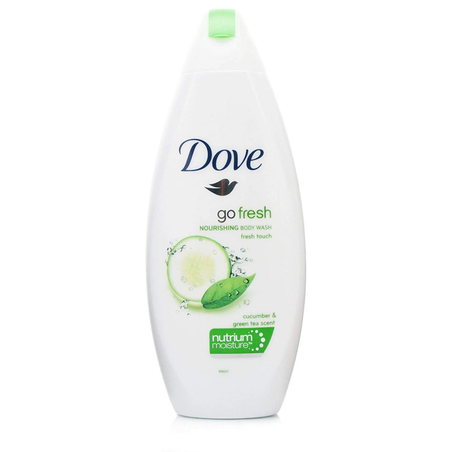 Dove Go Fresh Cool Moisture Fresh Touch Body Wash, Cucumber and Green Tea, 16.9 Oz / 500 Ml