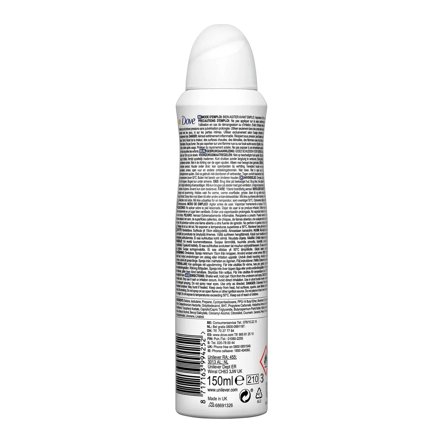 Dove Invisible Dry Anti White Marks Anti-Perspirant Deoderant - Image 2