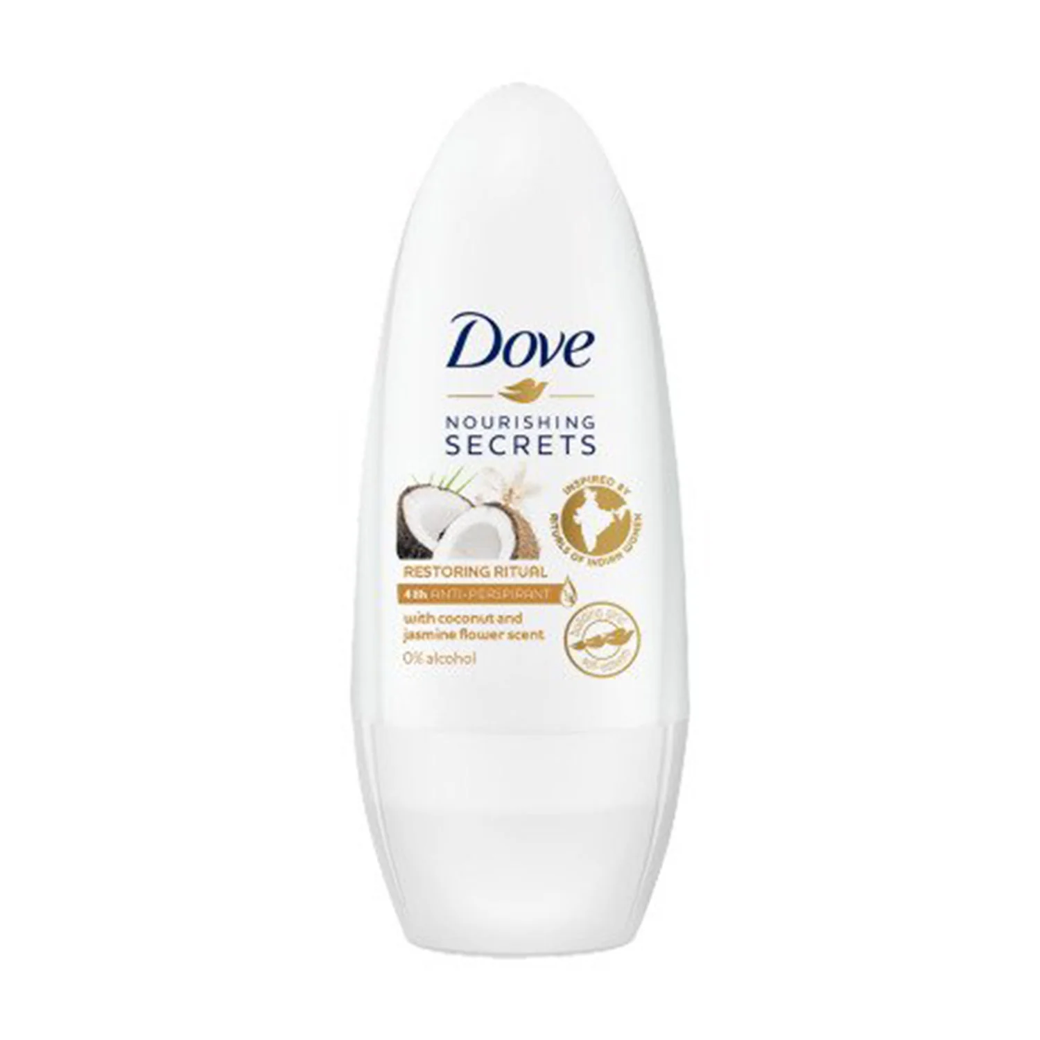 Dove Nourishing Secrets Restoring Ritual Antiperspirant Deodorant Roll On, 40 G