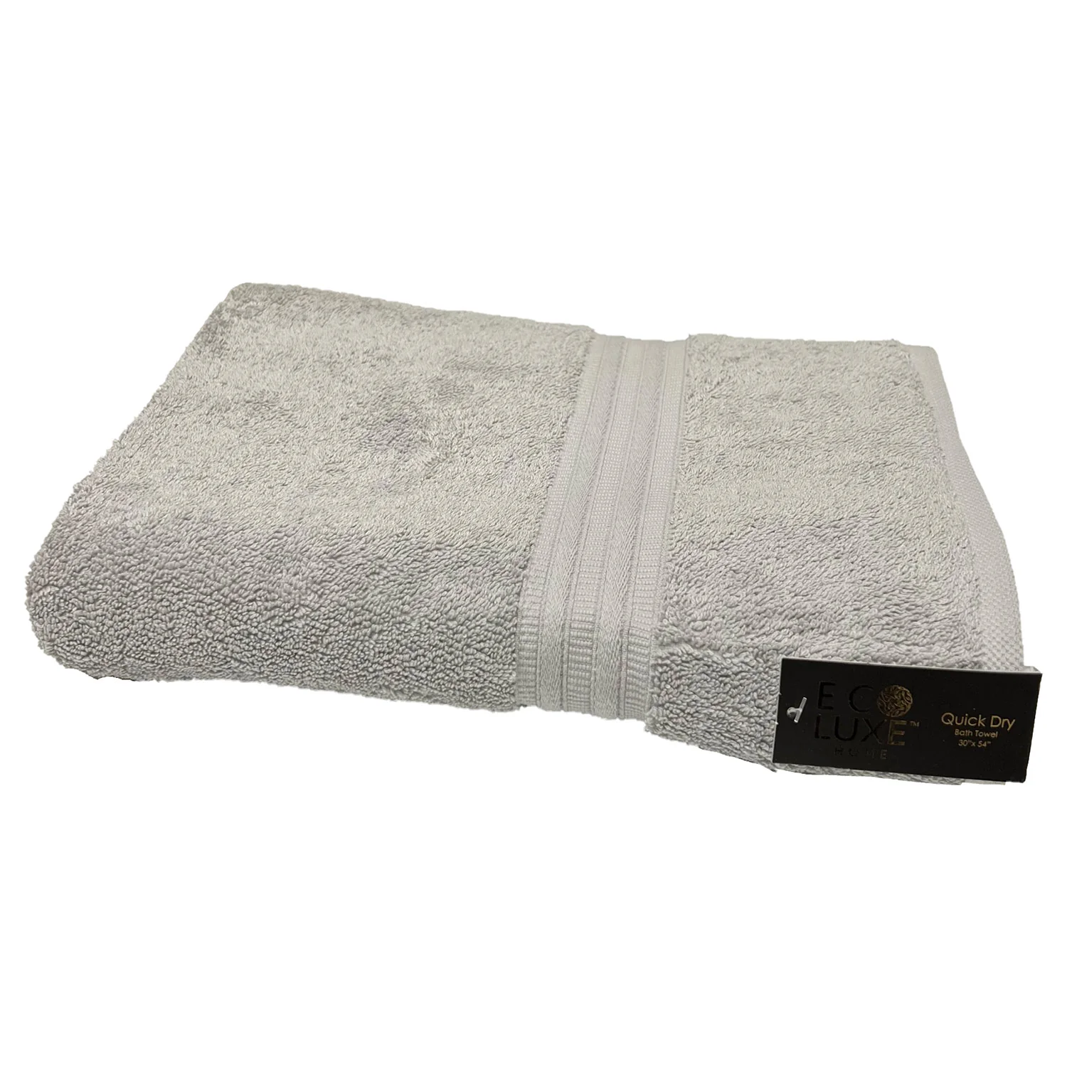 ECO LUXE Lofty Cotton Bath Towel, 30x54 Inches - Image 2