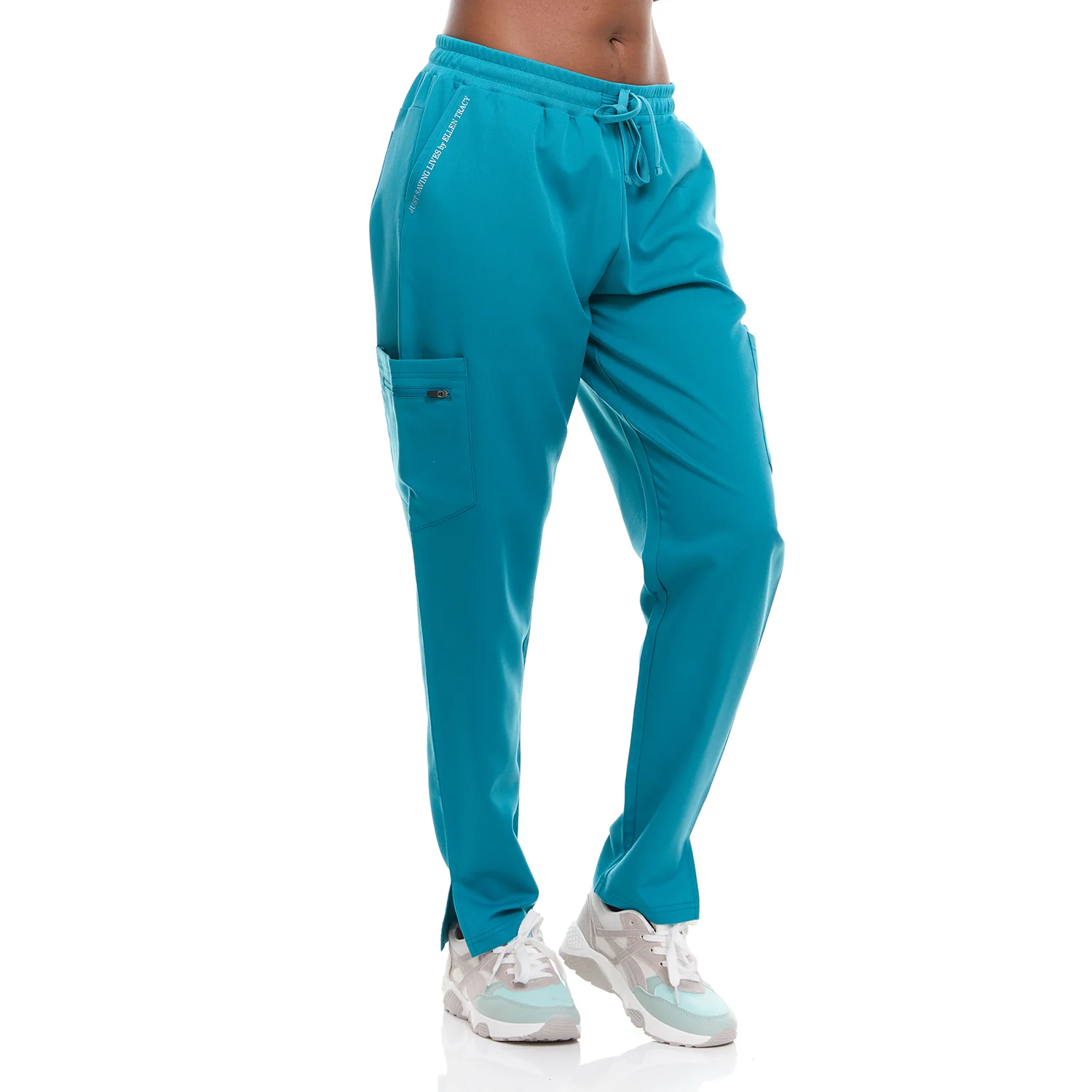 Ellen Tracy 4-Way Stretch Women's Skinny Medical Scrub Pants - Image 52