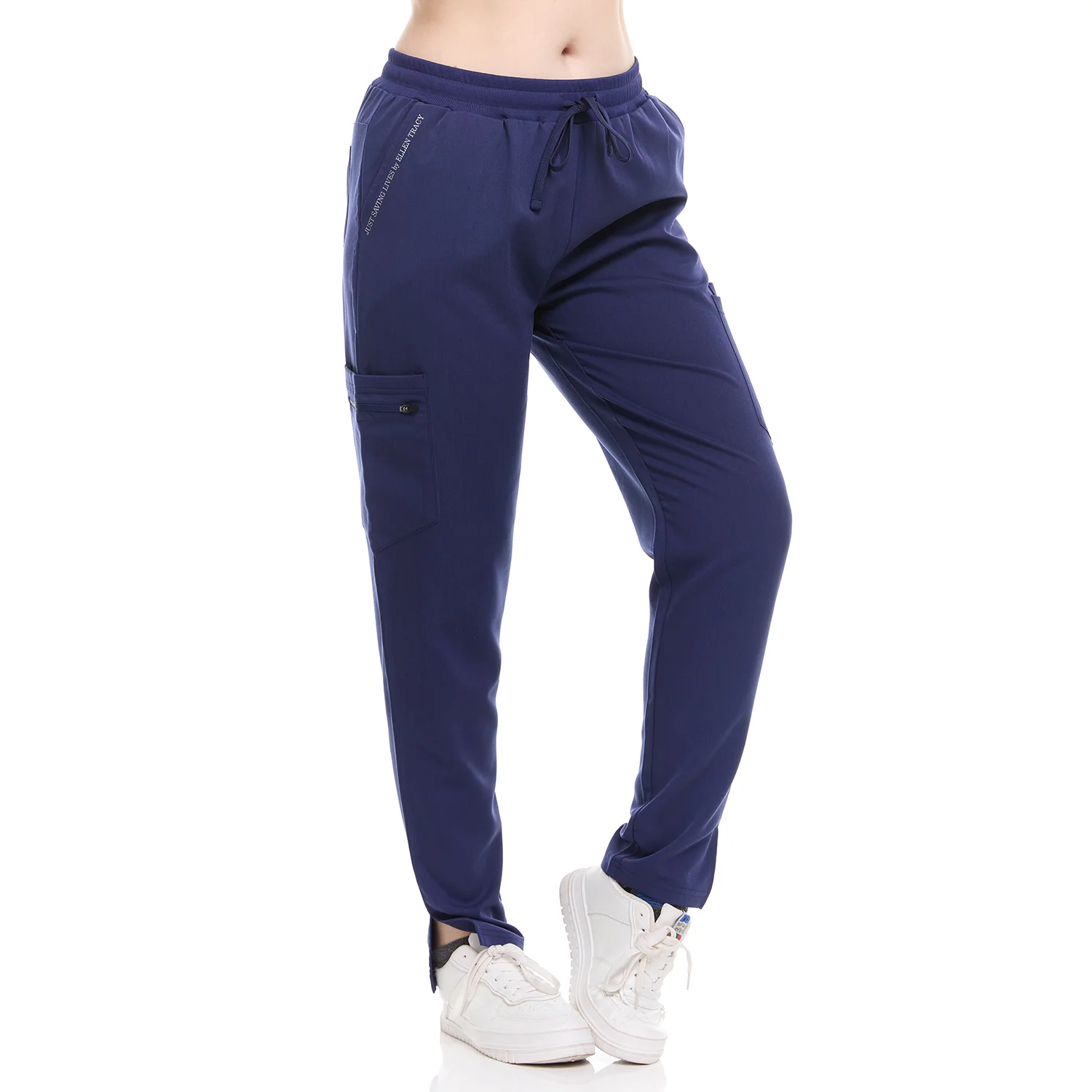 Ellen Tracy 4-Way Stretch Women's Skinny Medical Scrub Pants - Image 56