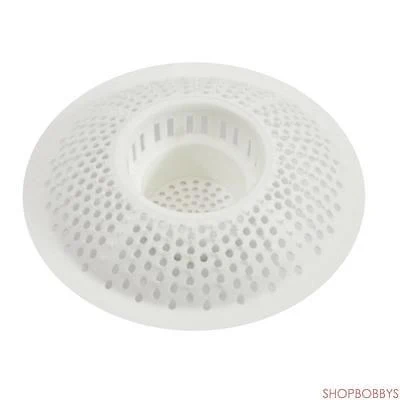 Evriholder Hair Stopper Bath Strainer, White - Image 2