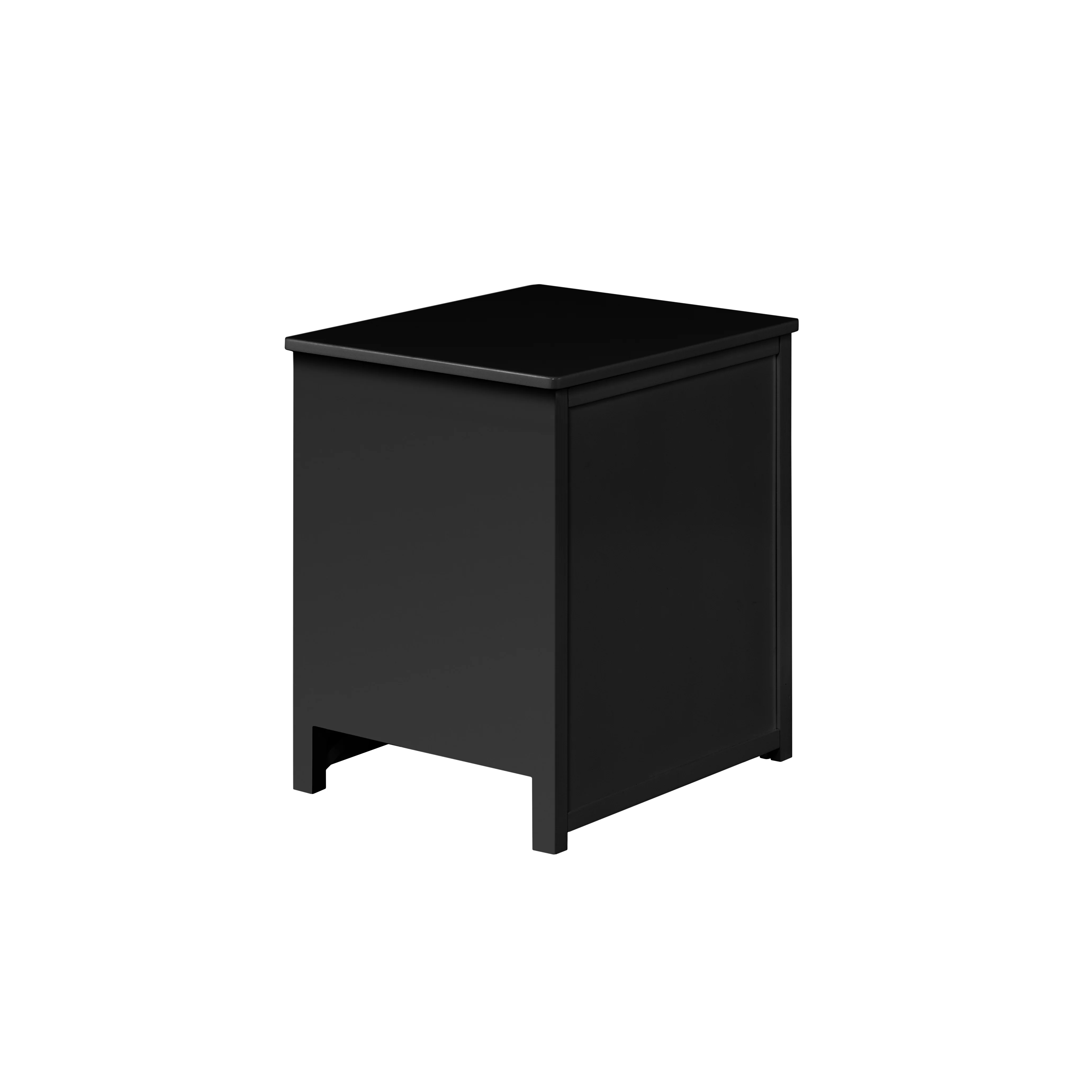 EZ Home Solutions ™ Foldable Furniture 2 Drawer Night Stand 22" x 16" x 19" - Black - Image 6