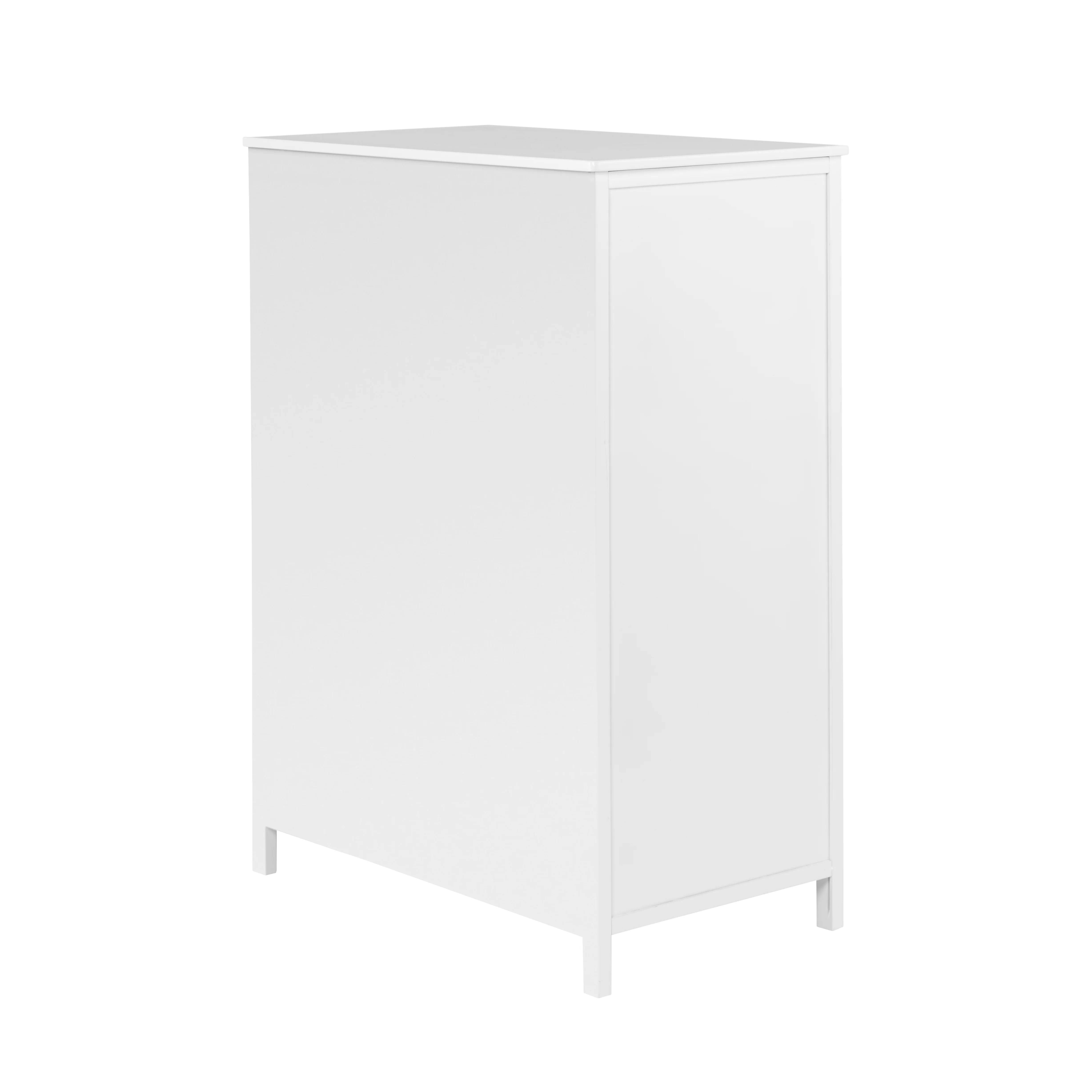 EZ Home Solutions ™ Foldable Furniture 5 Drawer Tall Dresser 45" x 31" x 19" - White - Image 6