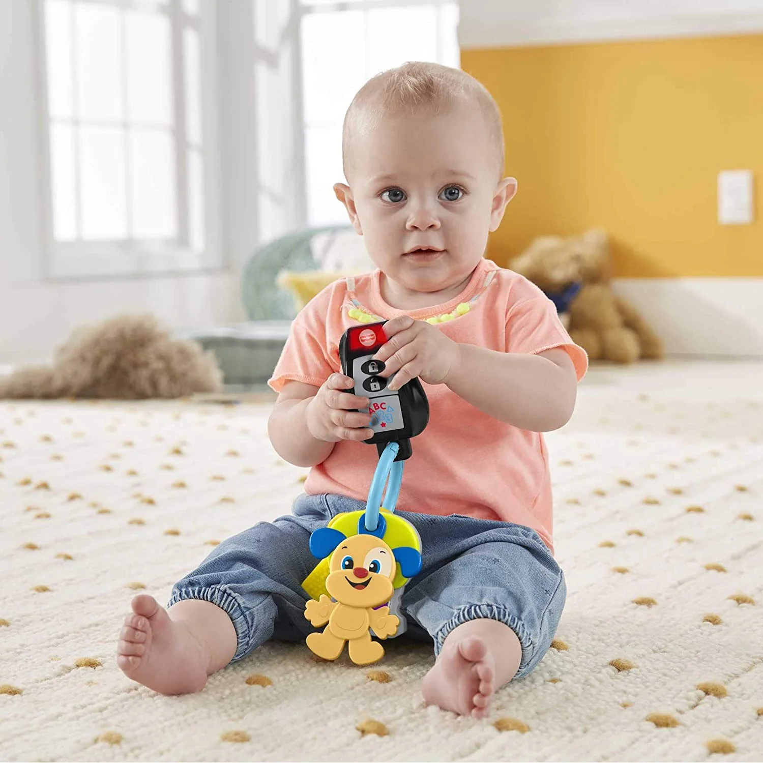 Fisher-Price Laugh & Learn Play & Go Keys, musical learning toy for babies and toddlers ages 6-36 months - Image 2