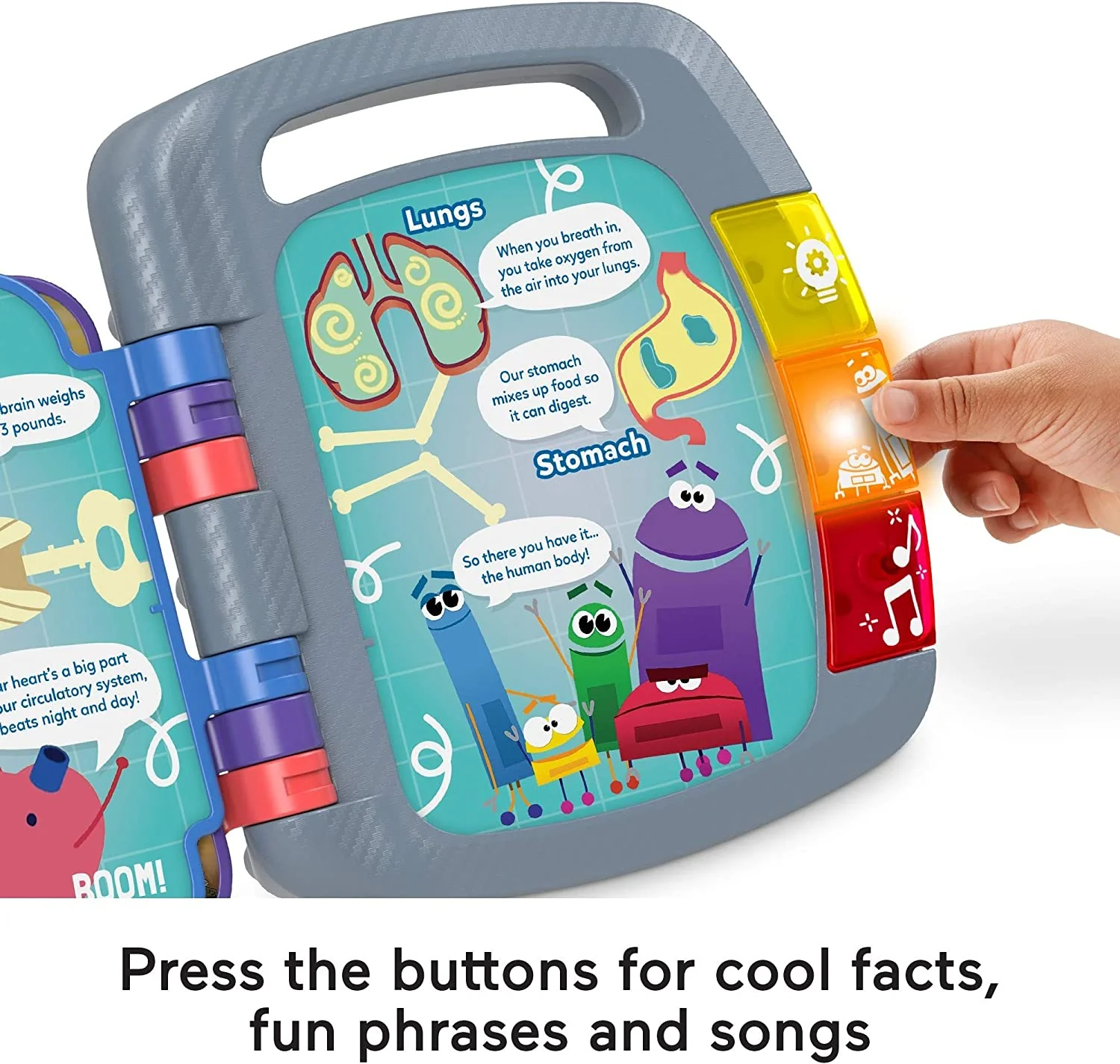 Fisher-Price Storybots Songbook, Musical Book With Facts About Space - Image 3
