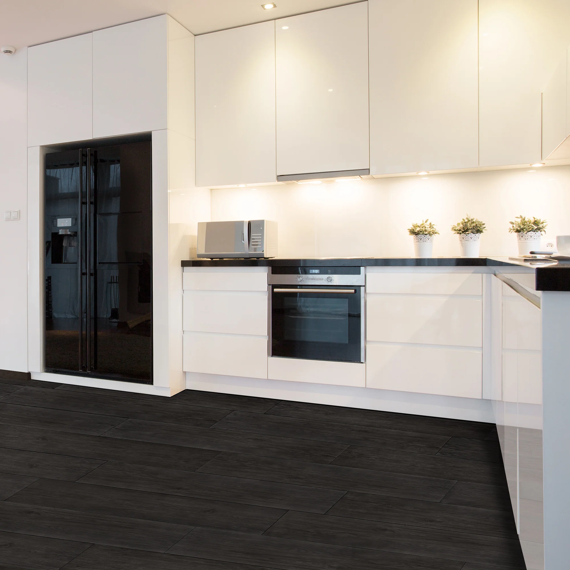 Flex Flor™ Looselay Vinyl Plank 9inx48in Ebony- 8 Planks/24 sq. ft. - Image 2