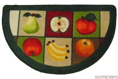 Fruit Cut Six Square Kitchen Slice Mat, 17x29 Inches