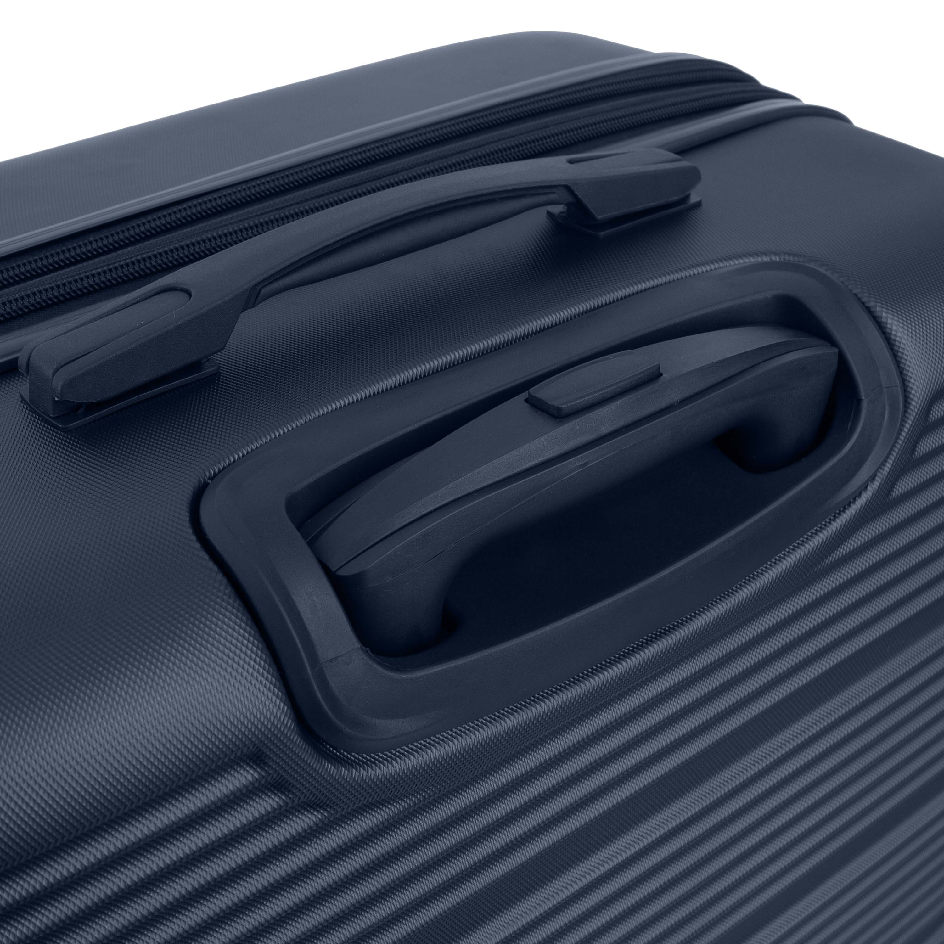 G-Force 3 Piece Expandable Rolling Luggage Set in Navy 3 Piece Set Includes Sizes 20", 24" & 28" - Image 3