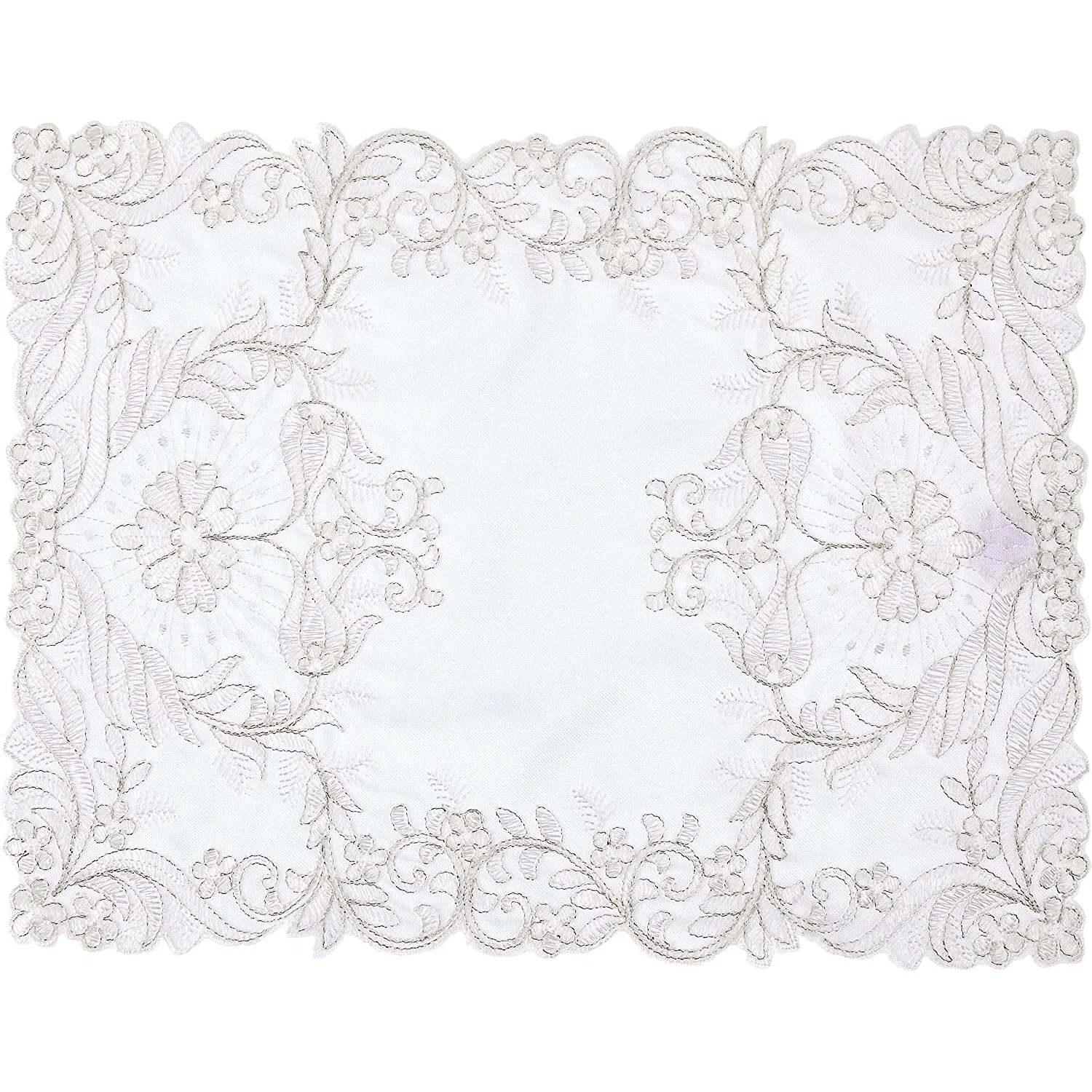 Glory Elegant Floral Embroidered Table Runner - Image 11