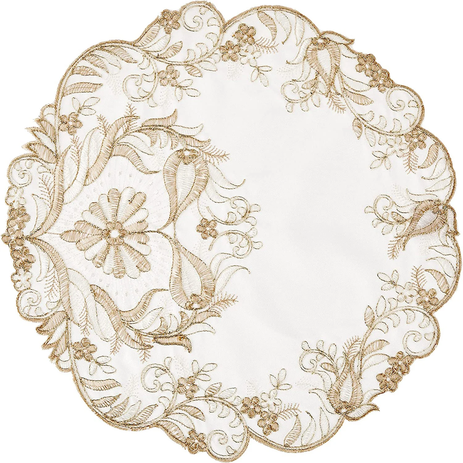 Glory Elegant Floral Embroidered Table Runner - Image 22