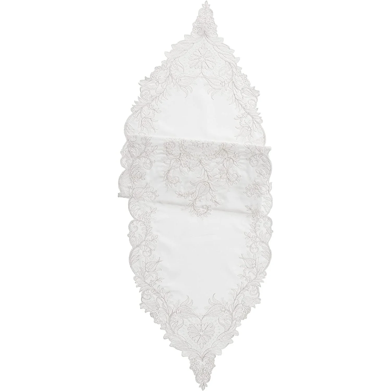 Glory Elegant Floral Embroidered Table Runner - Image 7