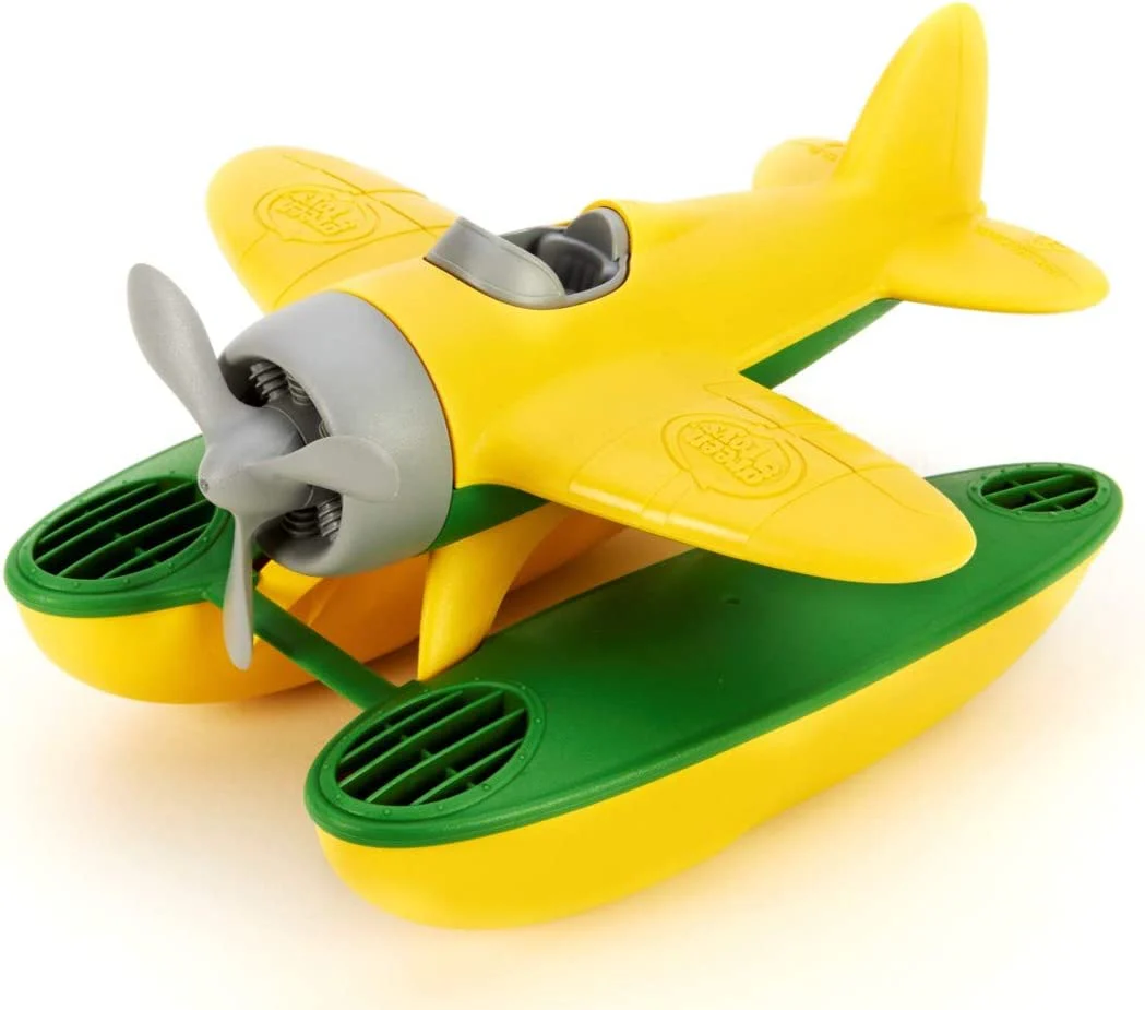 Green Toys Seaplane Toy, Yellow-Green