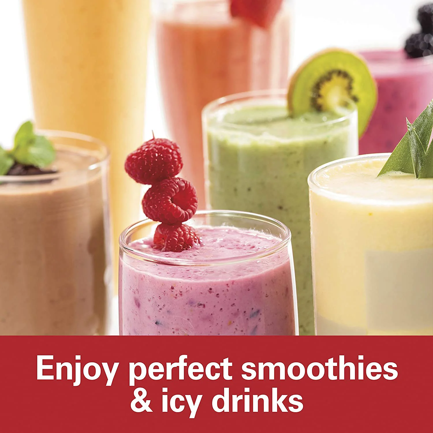 Hamilton Beach Smoothie Blender With 2 Travel Jars and Lids, White - Image 7
