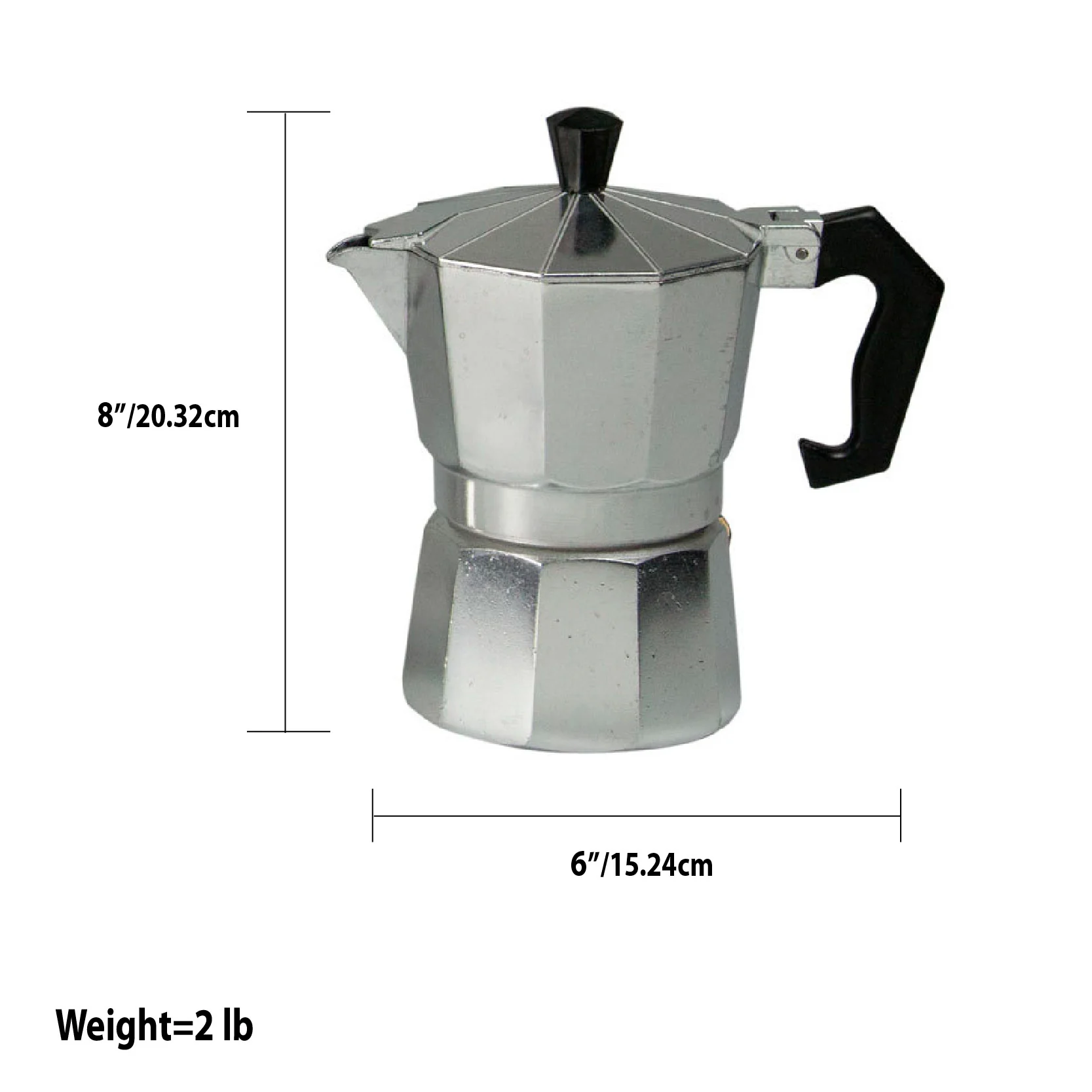 Hds Trading - Em00327 - 3cup Espresso Maker - Image 6