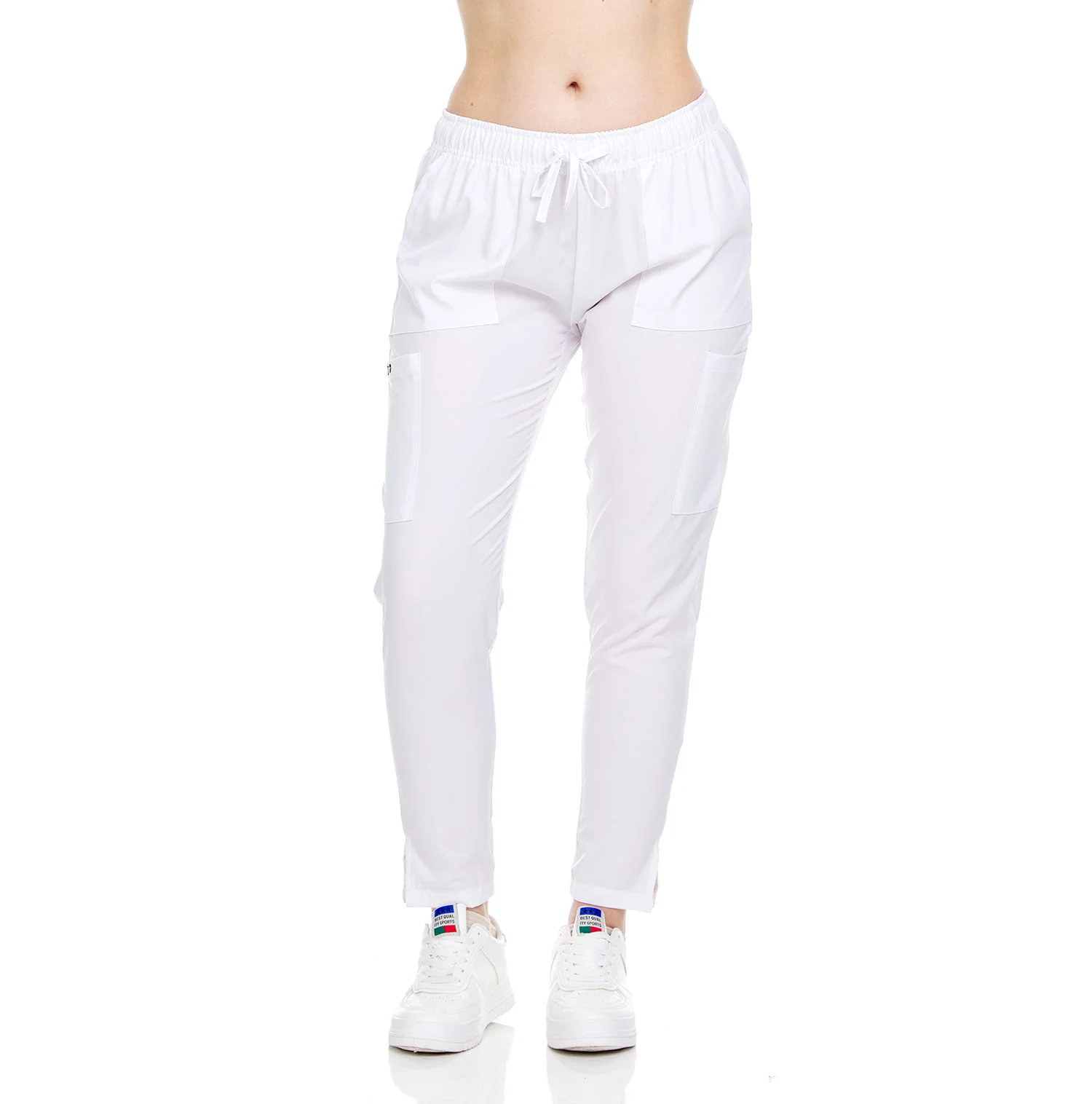 Heal Wear 4-Way Stretch Skinny Women's Medical Scrub Pants - Image 5