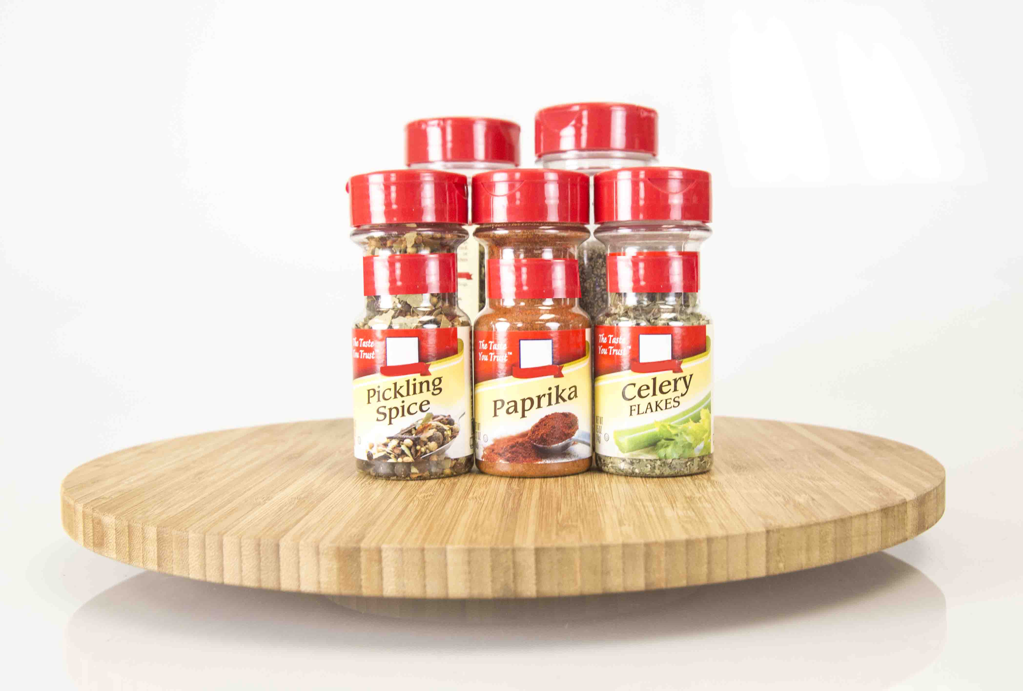 Home Basics 13.5 Bamboo Lazy Susan, Natural