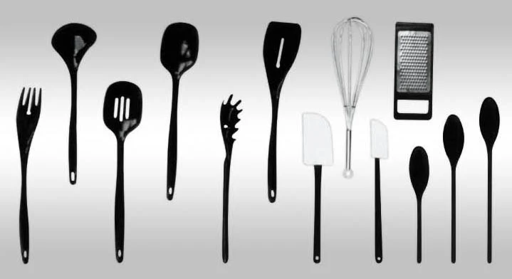 Home Basics 14 Piece Kitchen Tool Set with Revolving Crock - Image 2