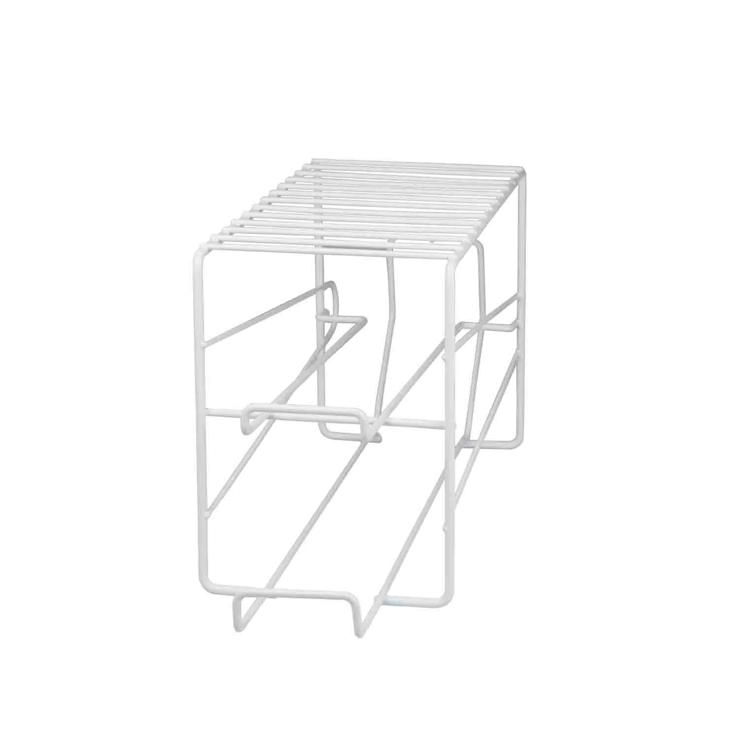 Home Basics 2 Tier Can Dispenser, White - Image 3