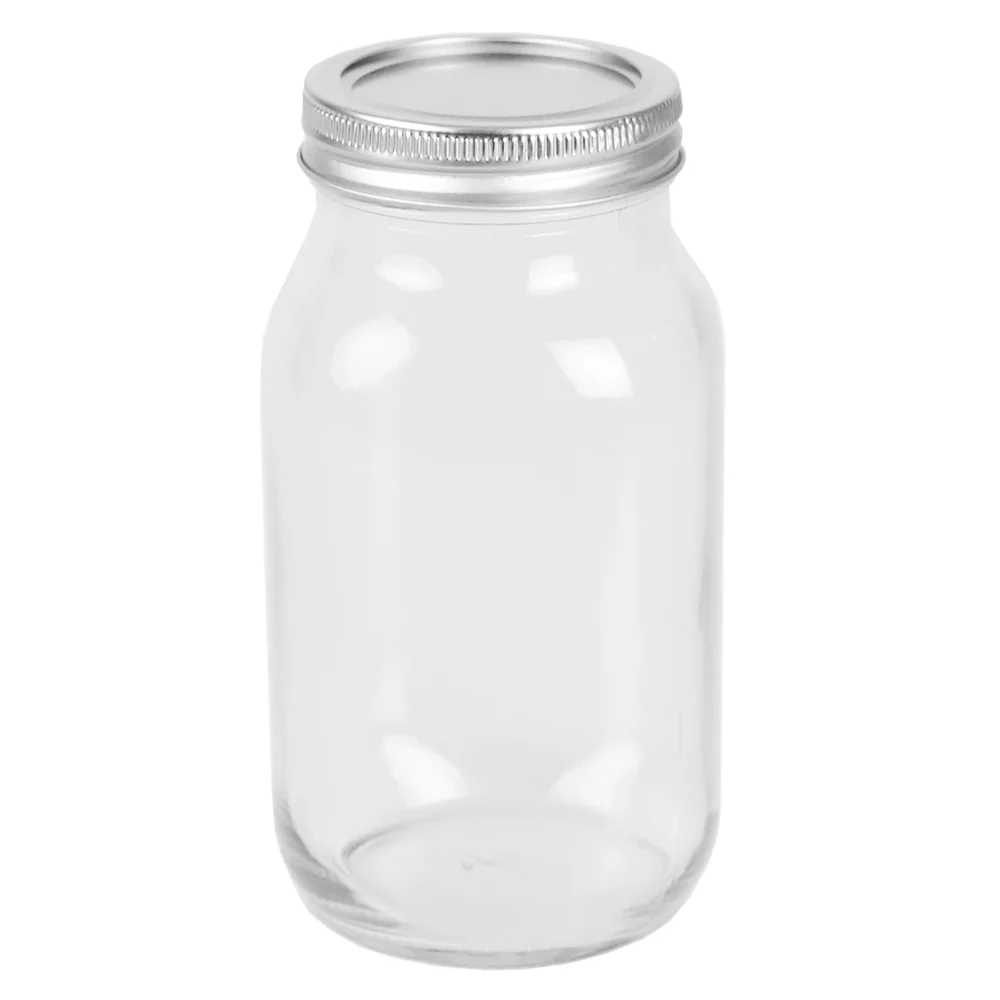 Home Basics 25 oz. Wide Mouth Clear Mason Canning Jar - Image 2