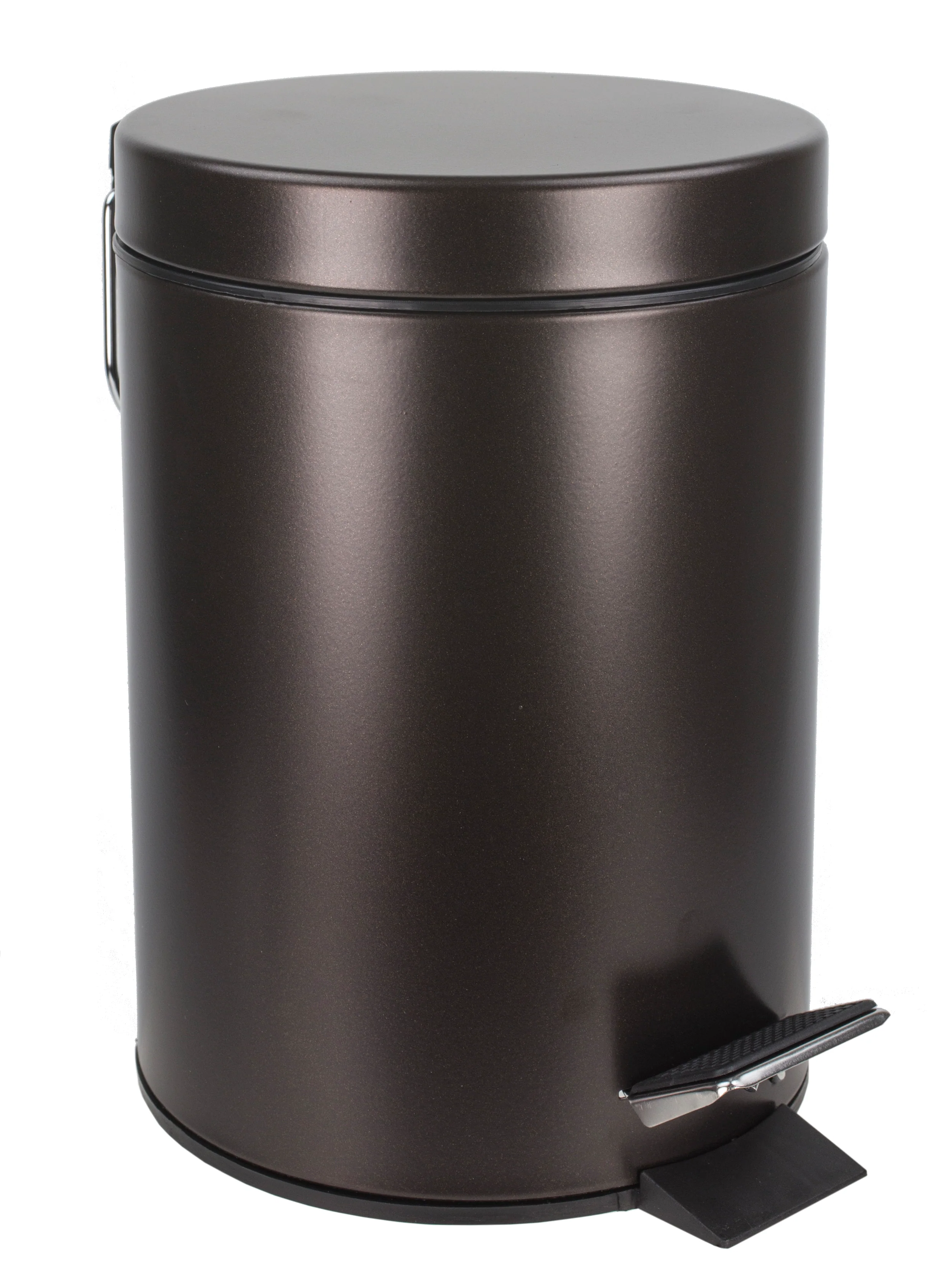 Home Basics 3 Liter Steel Step Waste Bin, Bronze - Image 2