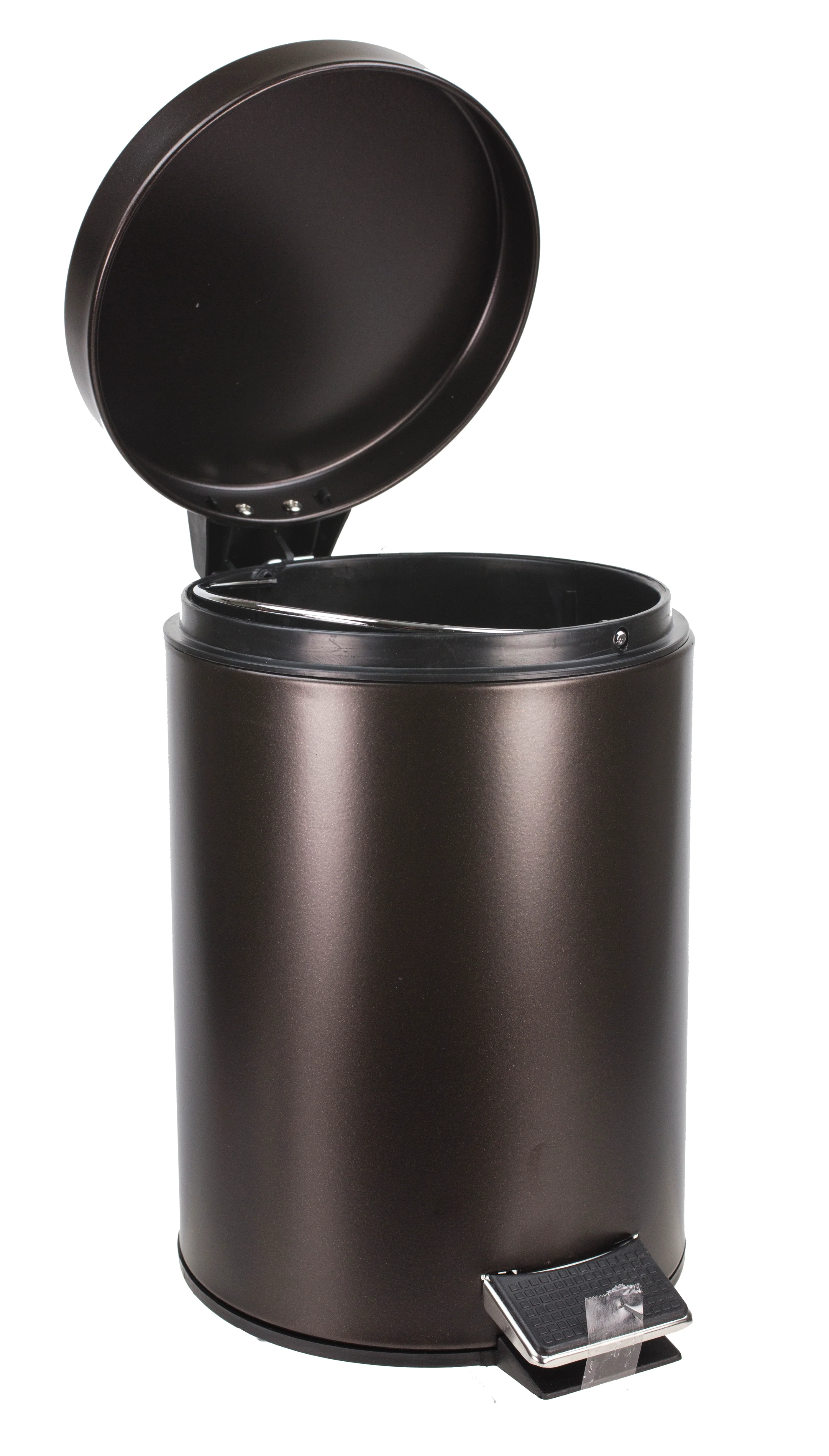 Home Basics 3 Liter Steel Step Waste Bin, Bronze - Image 3