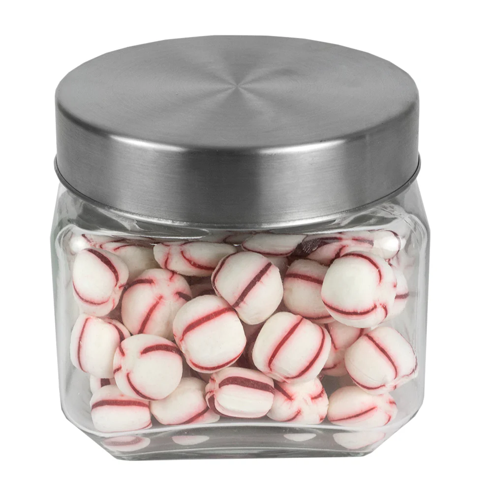 Home Basics 4 Piece Canister Set with Stainless Steel Lids - Image 3