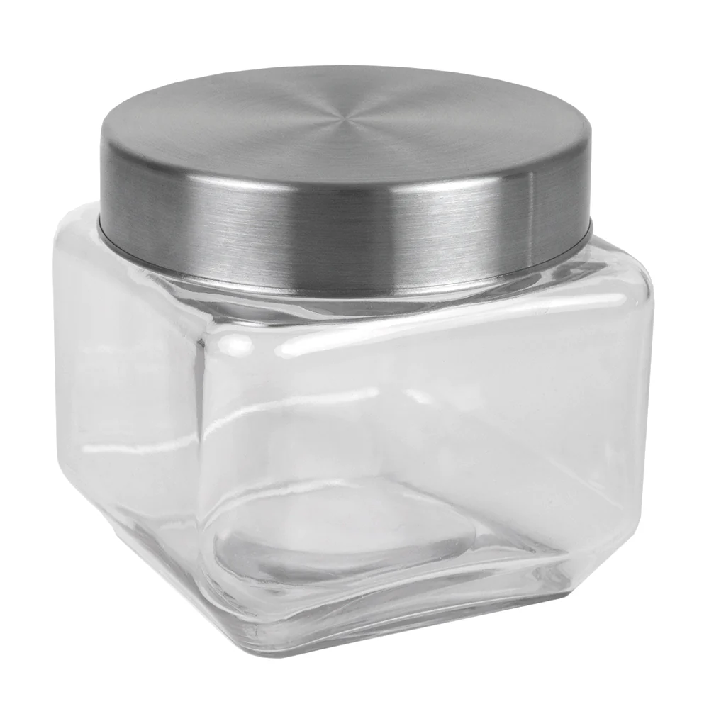 Home Basics 4 Piece Canister Set with Stainless Steel Lids - Image 6