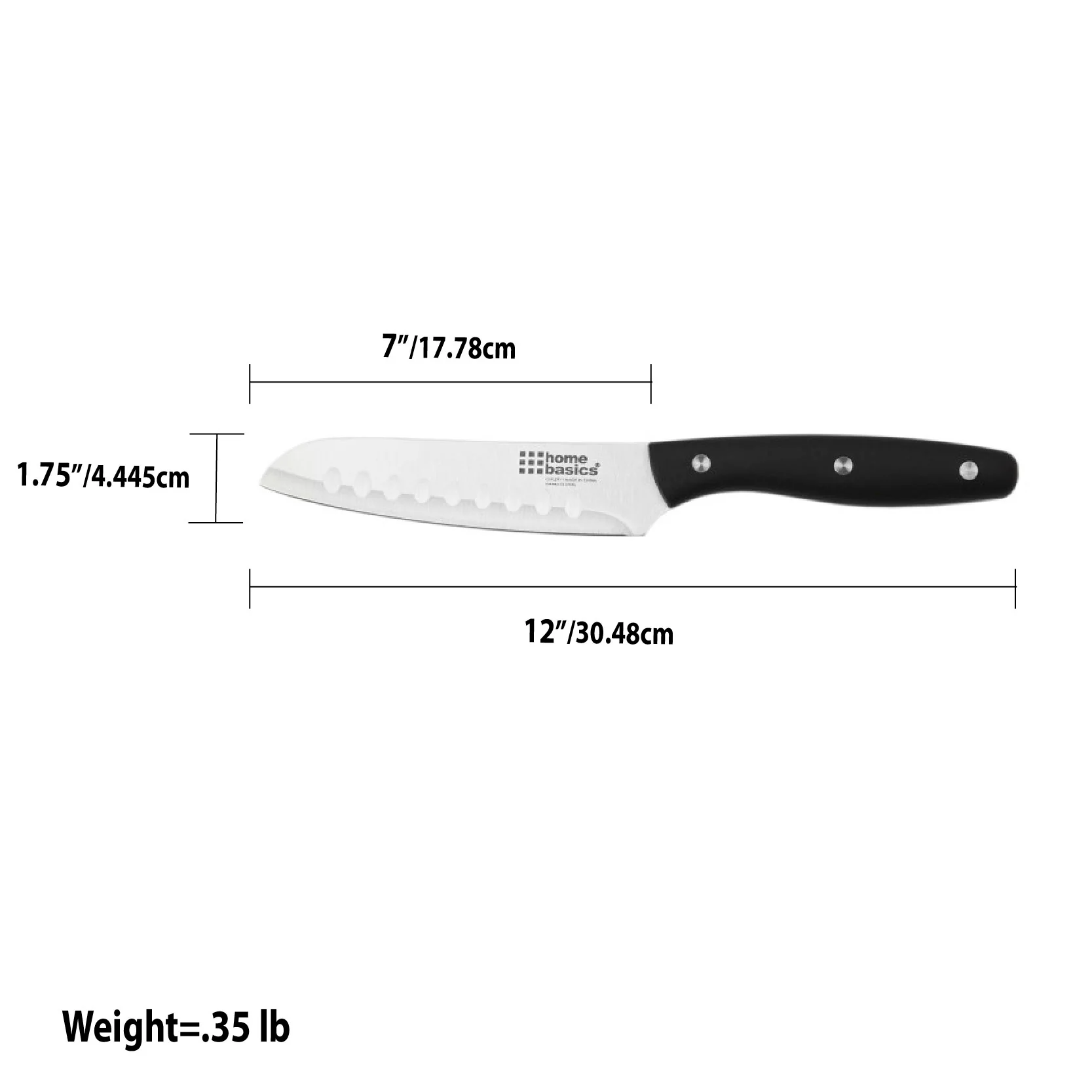 Home Basics 7 Santoku Knife - Image 2