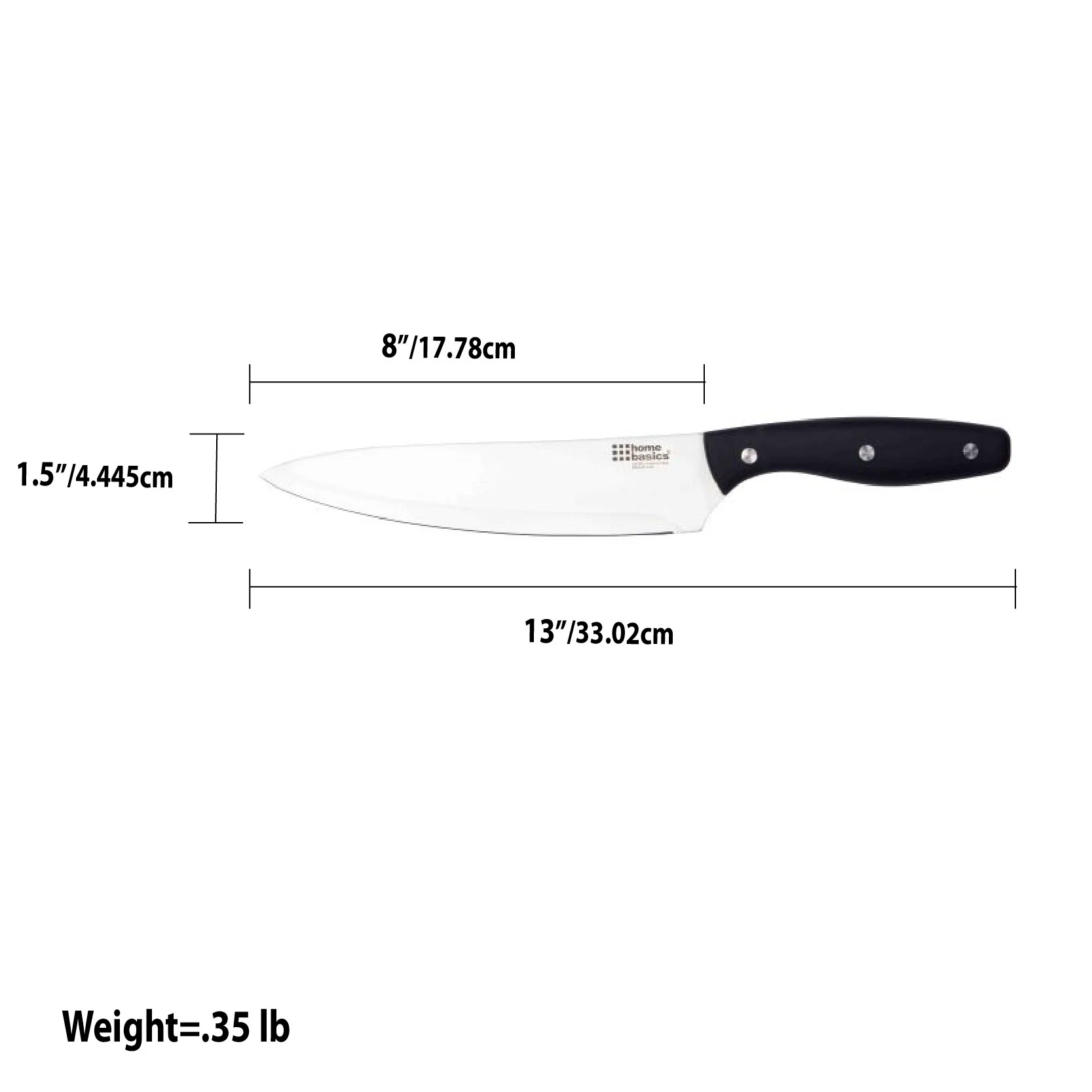 Home Basics 8 Chef Knife - Image 2