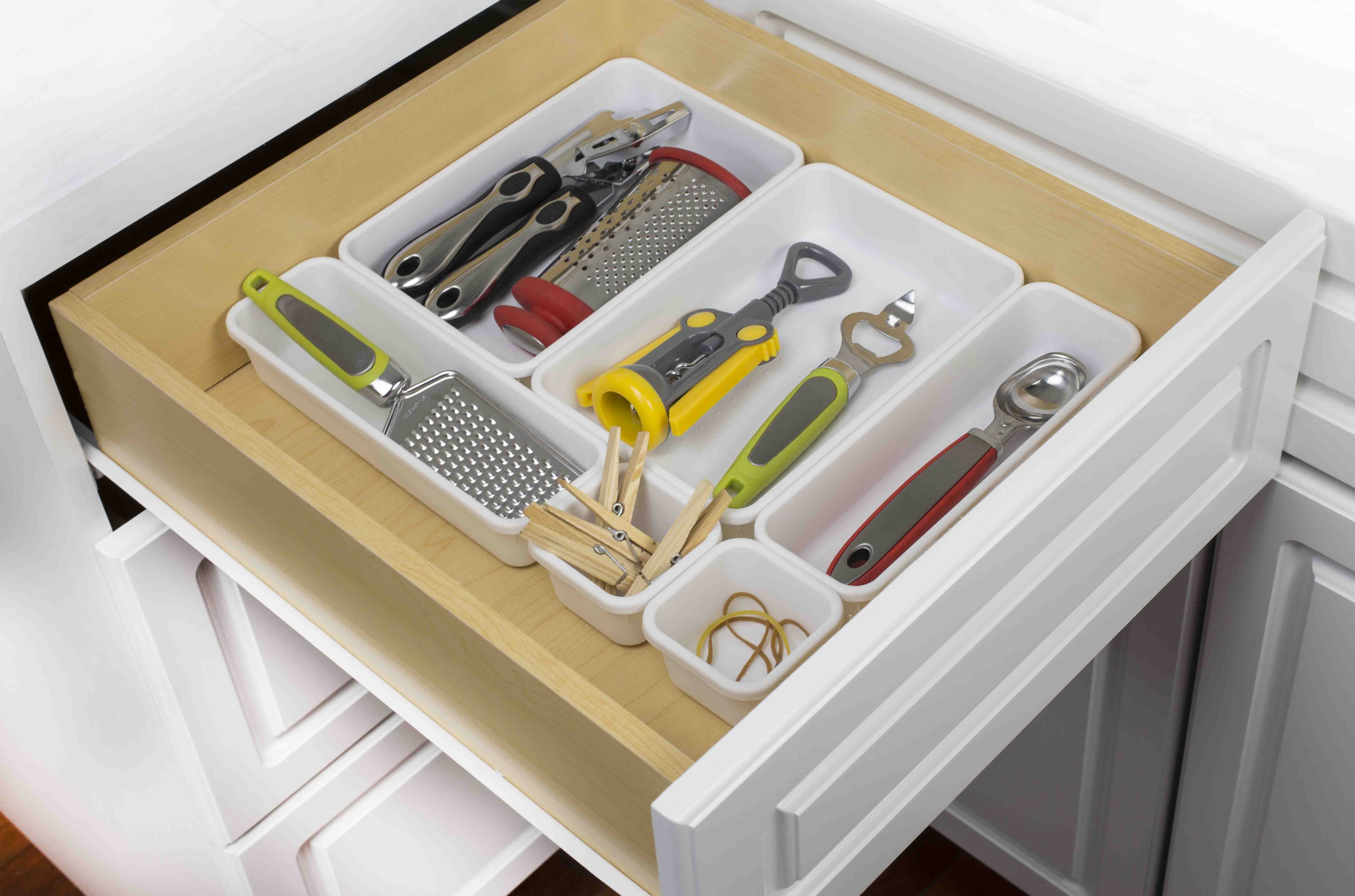 Home Basics 8 Piece Multi Drawer Organizer Set