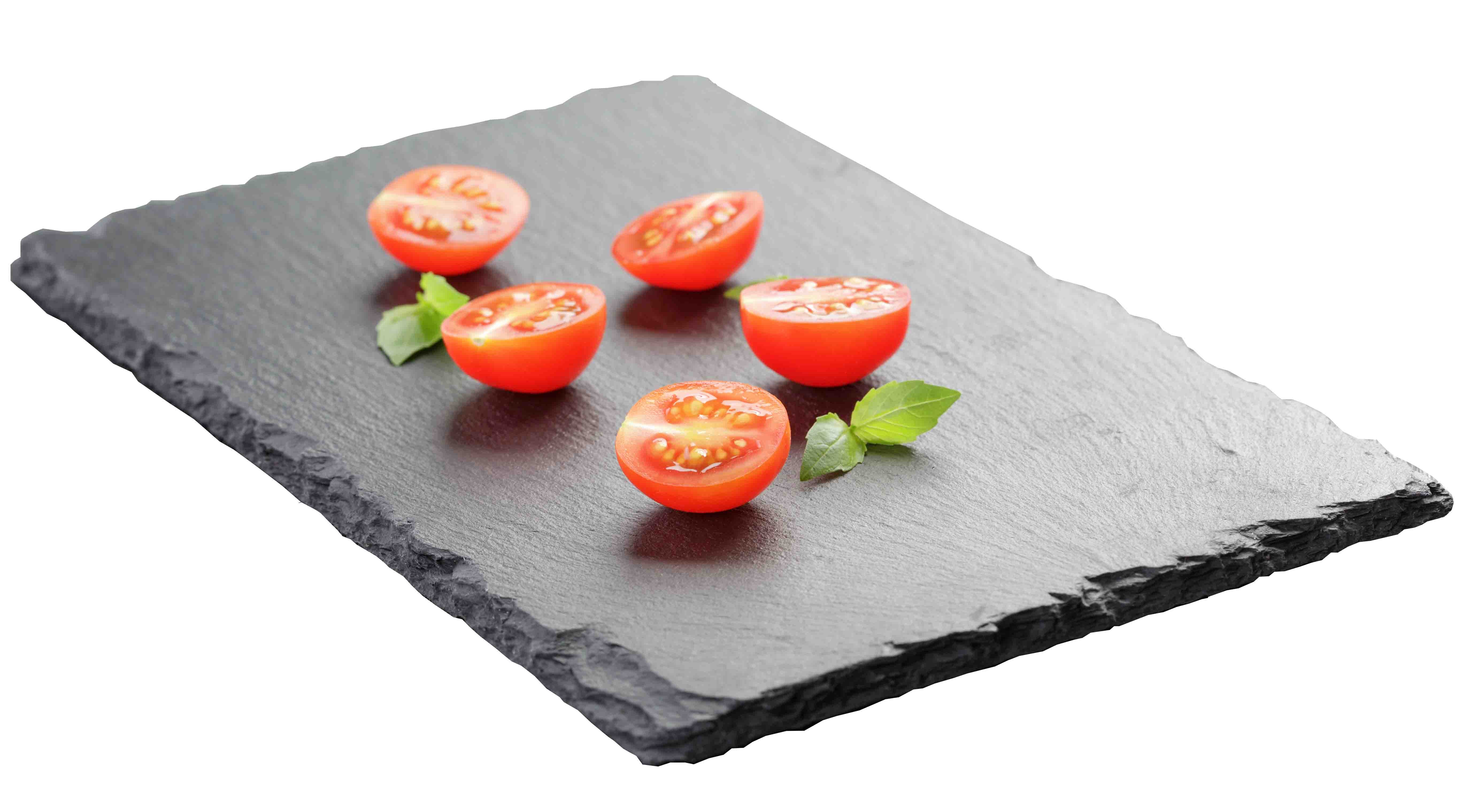 Home Basics 8 x 12 Slate Cutting Board, Black