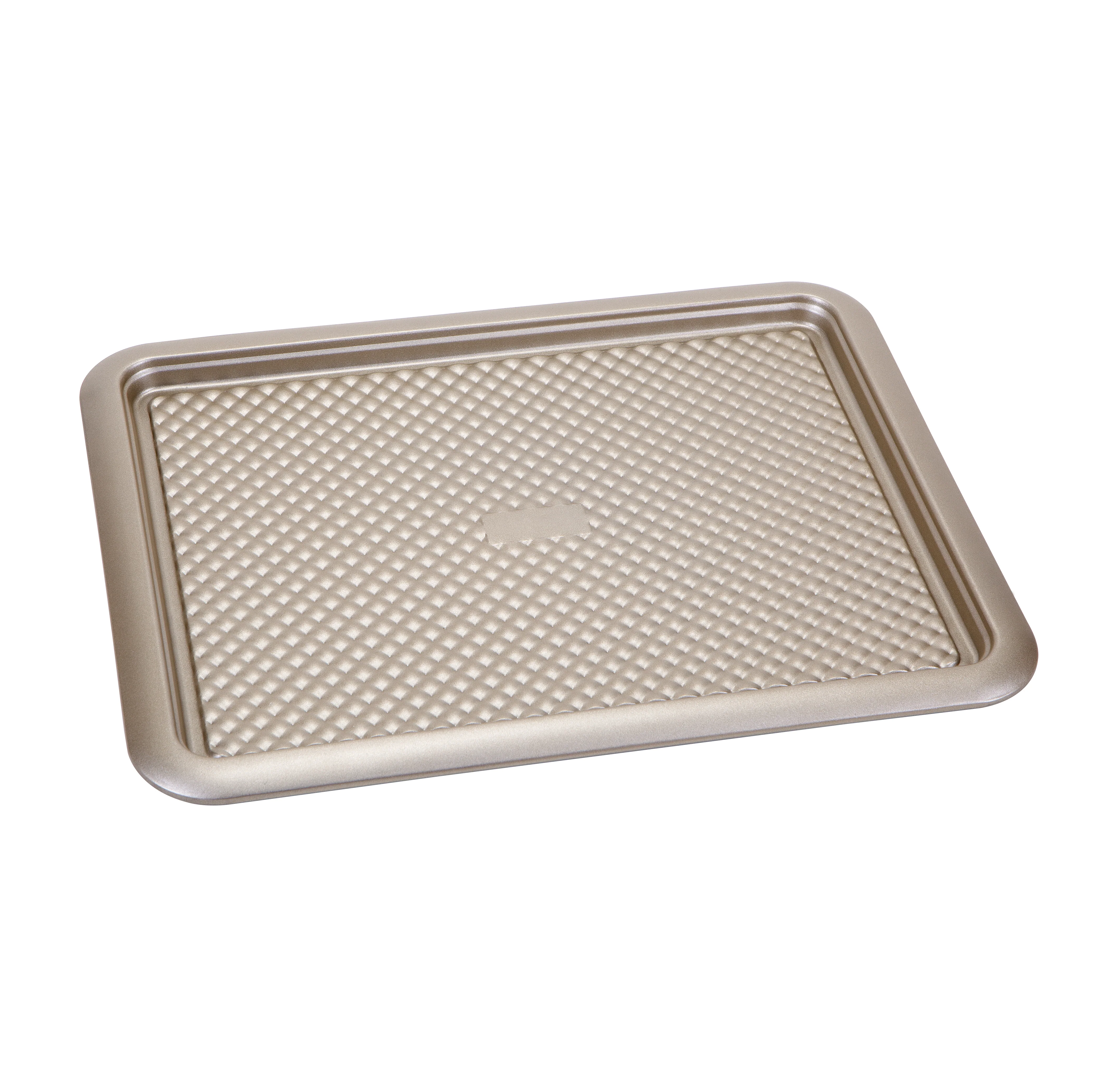 Home Basics Aurelia Non-Stick 12.6" x 16" Carbon Steel Cookie Sheet, Gold