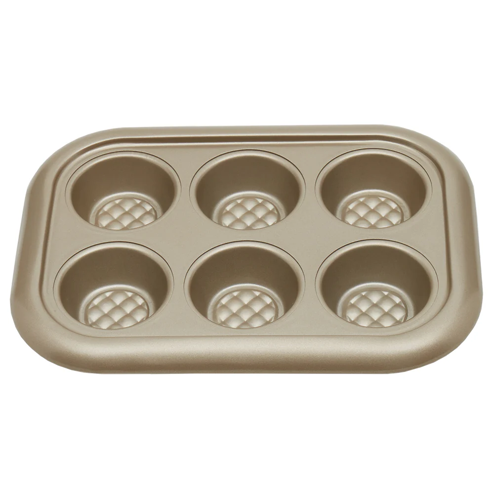 Home Basics Aurelia Non-Stick 6-Cup Carbon Steel Cookie Sheet, Gold - Image 2