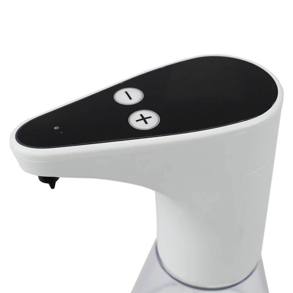 Home Basics Automatic Compact Countertop Soap Dispenser, White, 16 Ounce - Image 3