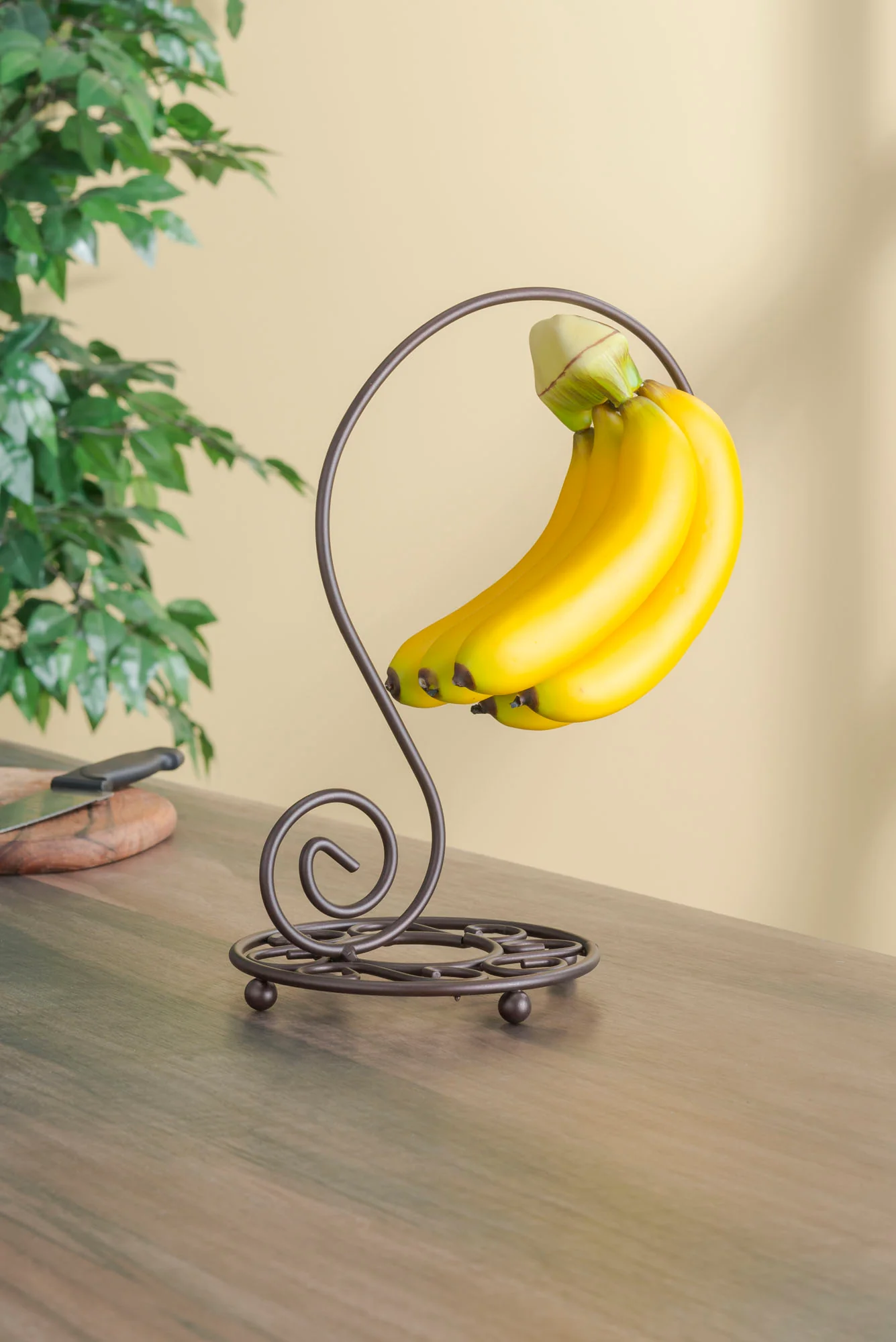 Home Basics Scroll Collection Banana Tree, Bronze - Image 5