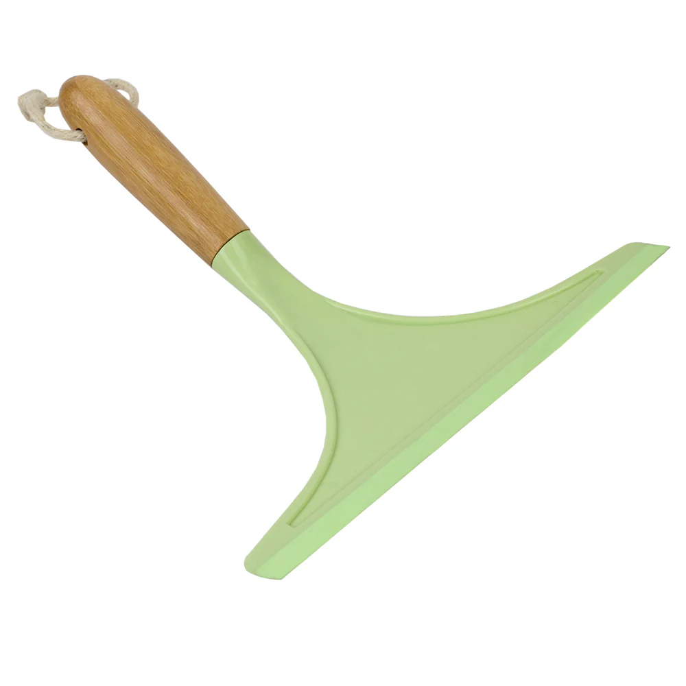 Home Basics Bliss Collection Bamboo Squeegee, Green - Image 3