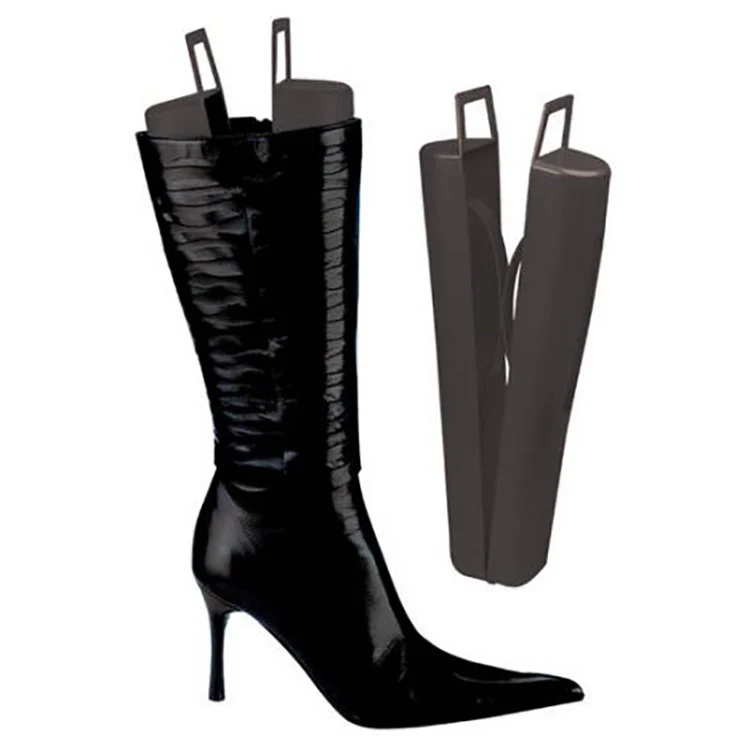 Home Basics Boot Shapers, Black, 2-Pack - Image 7