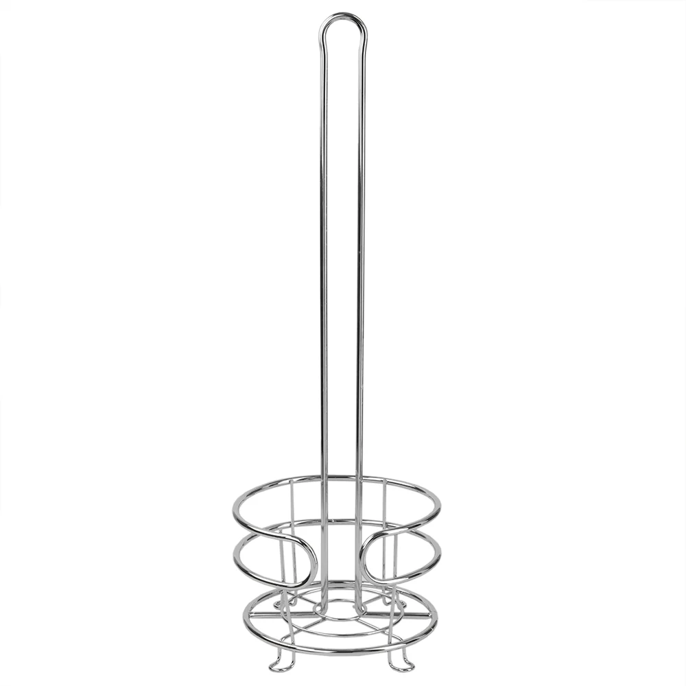 Home Basics Chrome Plated Steel Bath Tissue Reserve - Image 3